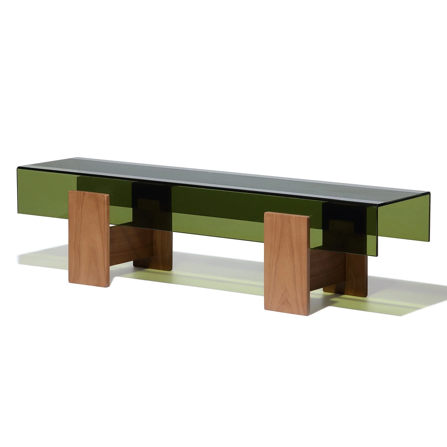 Elements Coffee Table - Green - Floor Stock
