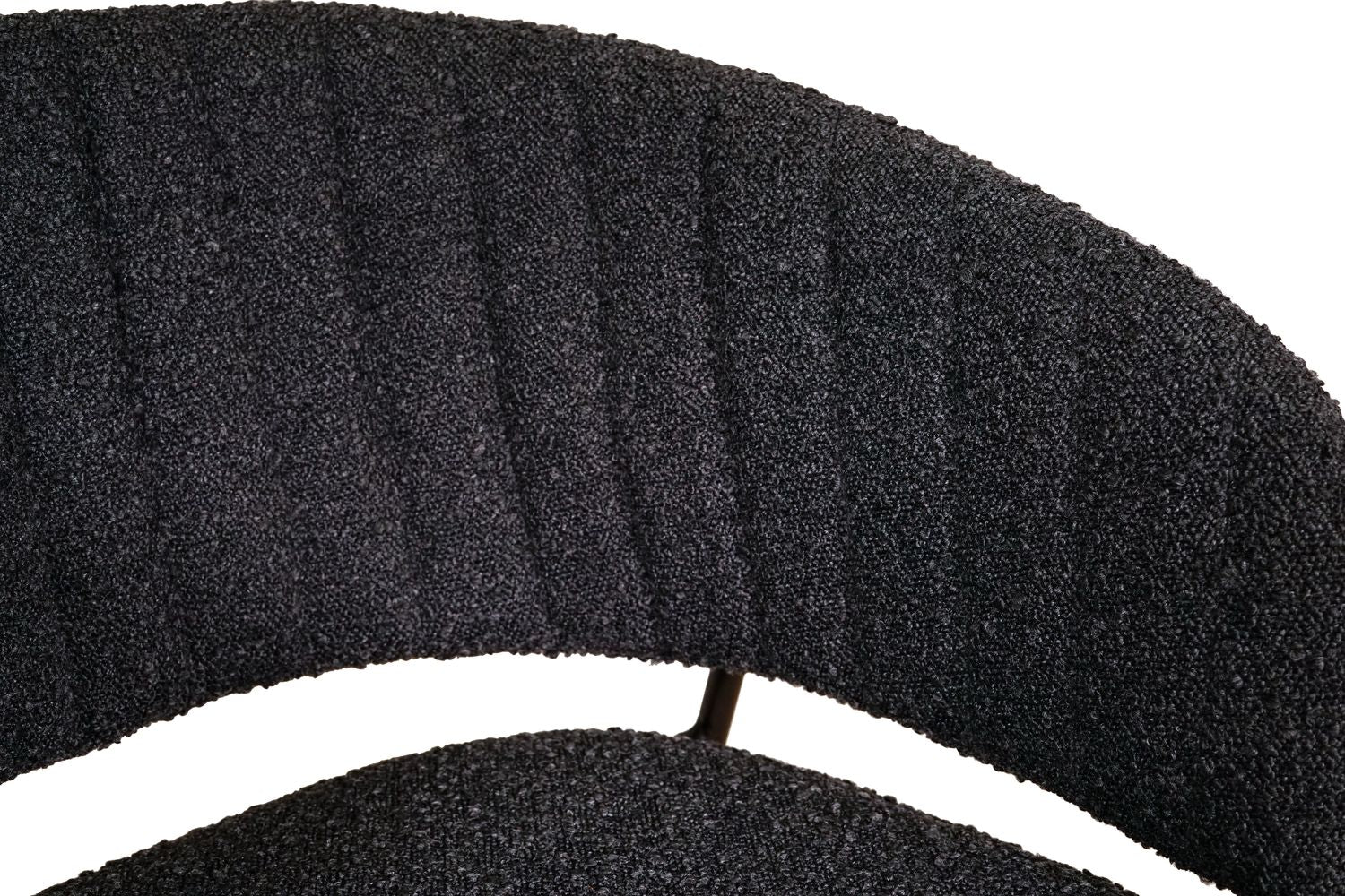 Emily Arm Chair - Black Boucle - Floor Stock - Image 5