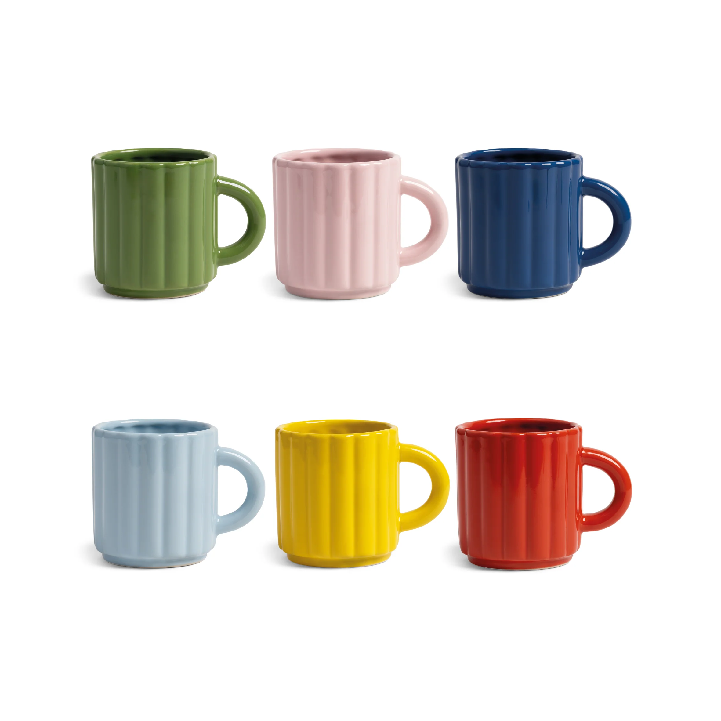 Espresso Tube Mug - Set of 6