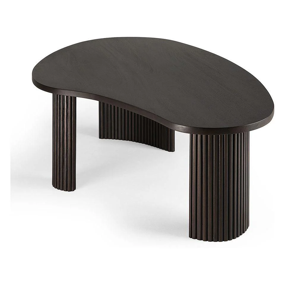 Ethnicraft Mahogany Boomerang Coffee Table - Image 3