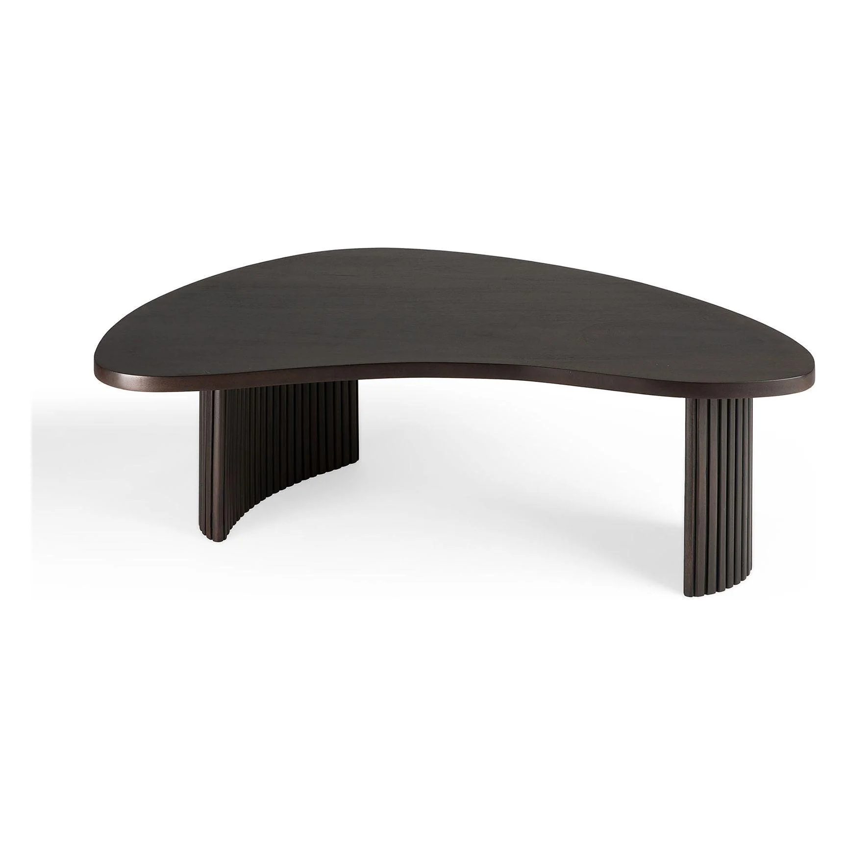 Ethnicraft Mahogany Boomerang Coffee Table - Image 4