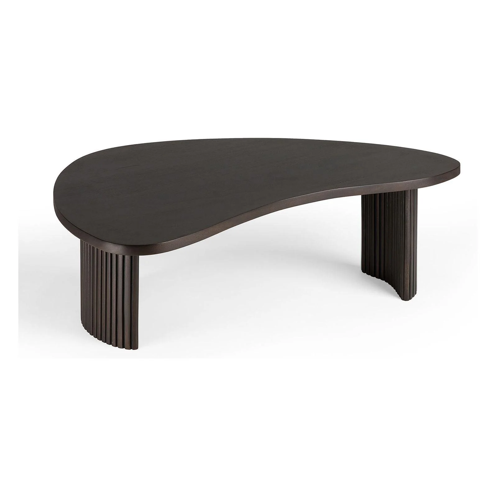 Ethnicraft Mahogany Boomerang Coffee Table - Image 5