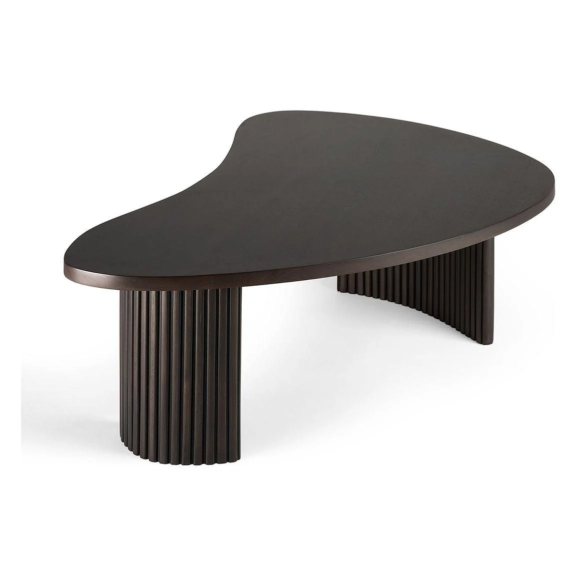 Ethnicraft Mahogany Boomerang Coffee Table - Image 7