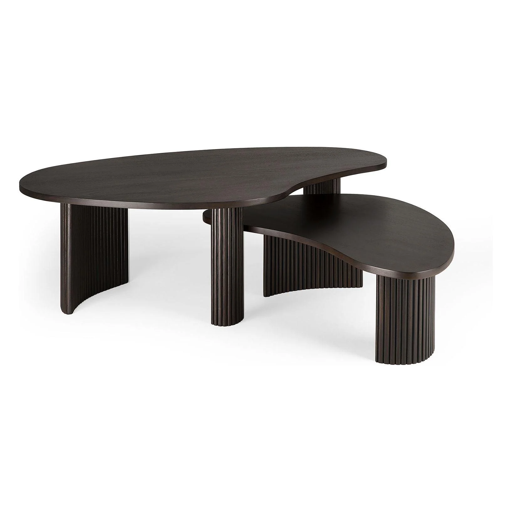 Ethnicraft Mahogany Boomerang Coffee Table - Image 9