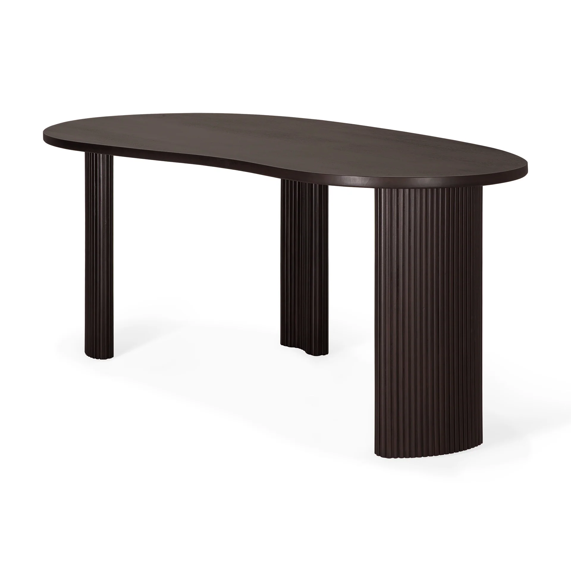 Ethnicraft Mahogany Boomerang Desk - Image 4