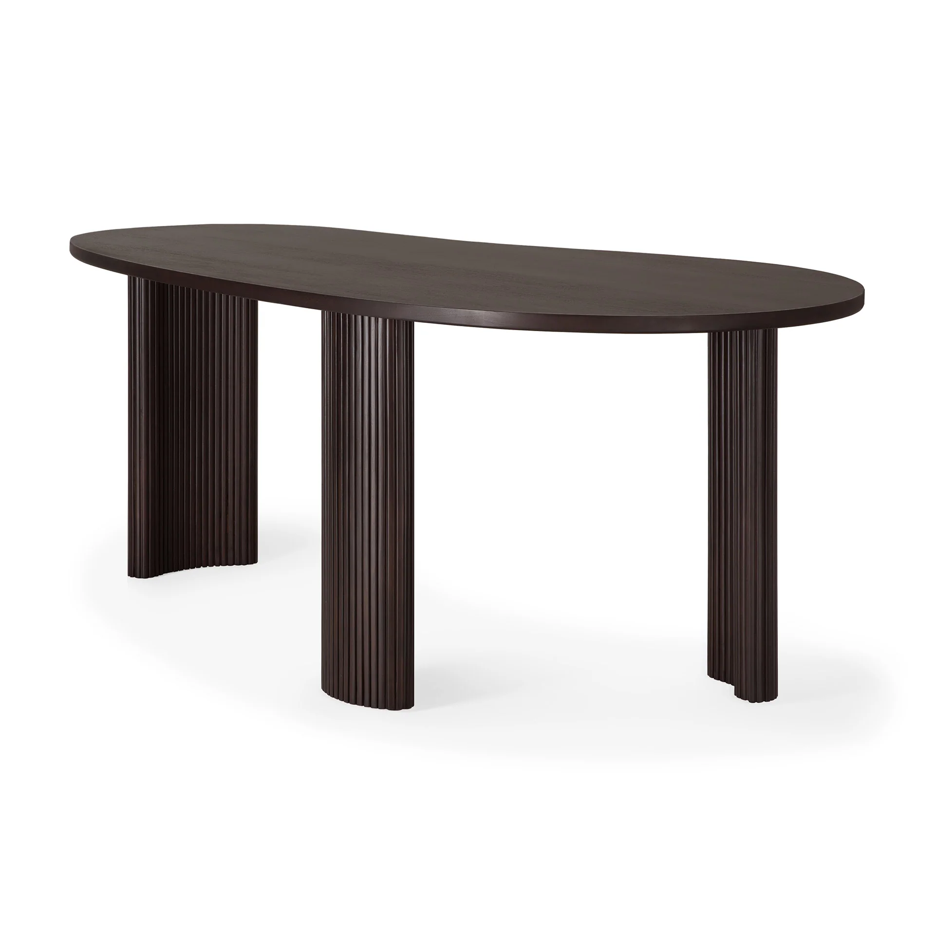 Ethnicraft Mahogany Boomerang Desk - Image 6