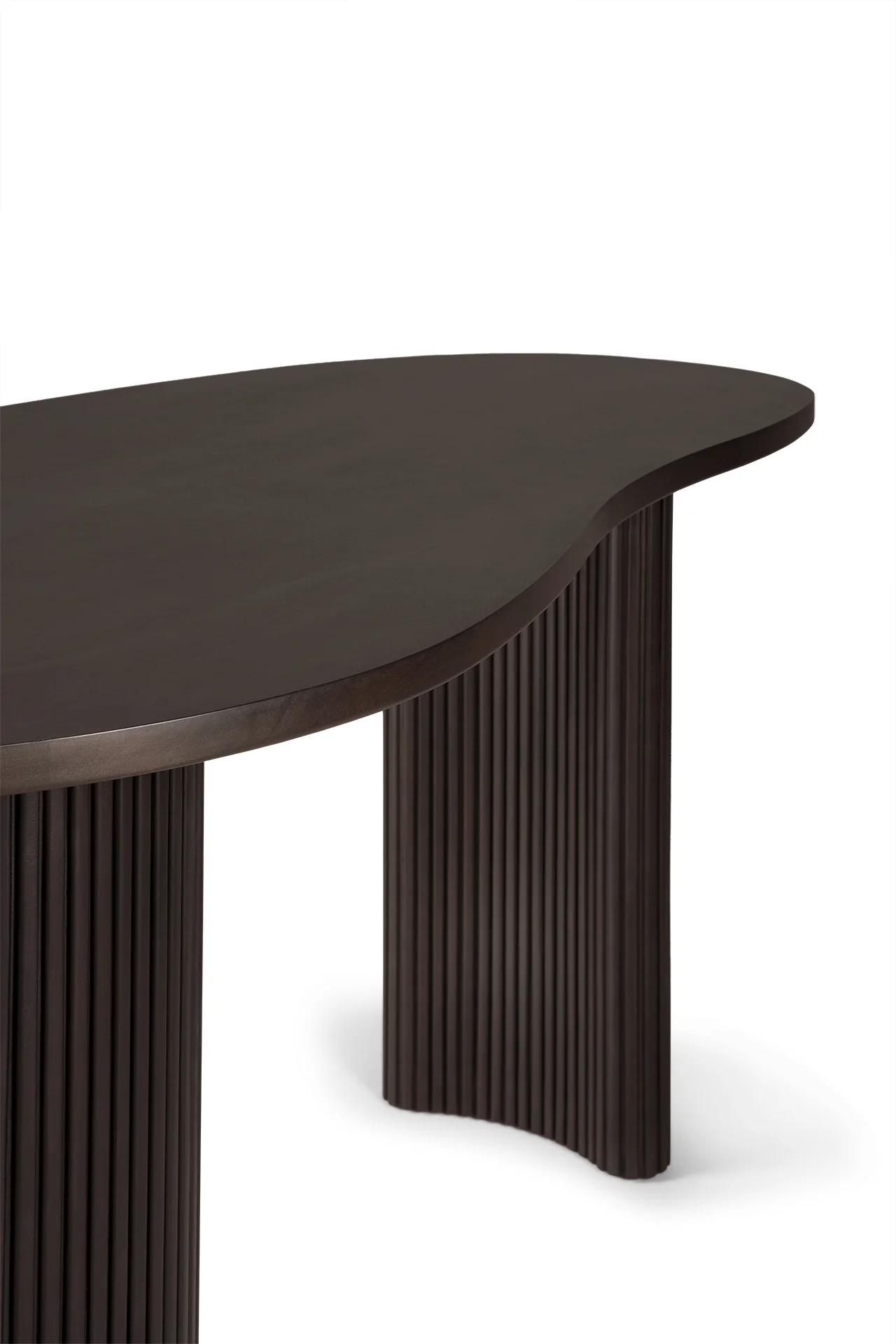Ethnicraft Mahogany Boomerang Desk - Image 8