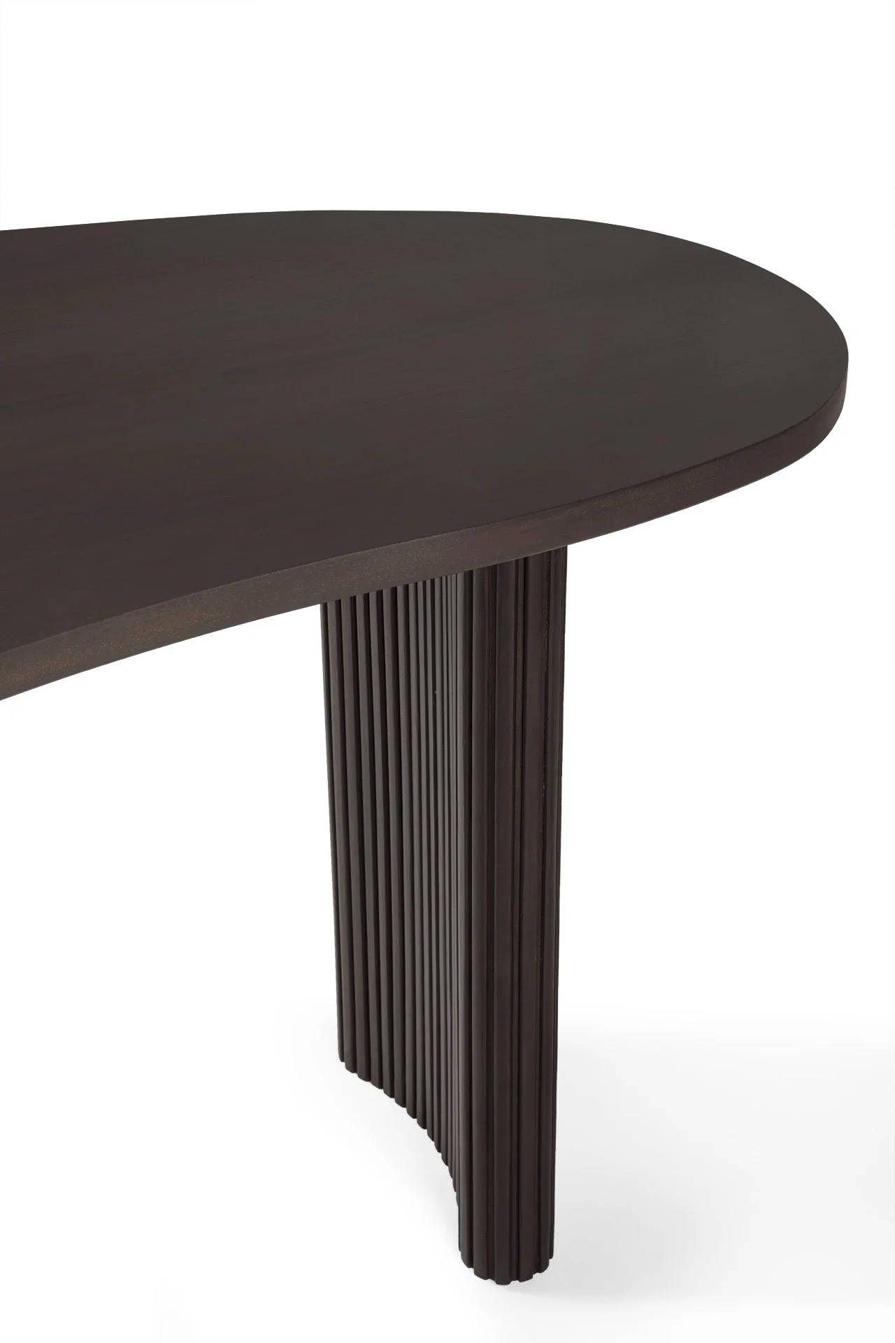 Ethnicraft Mahogany Boomerang Desk - Image 9