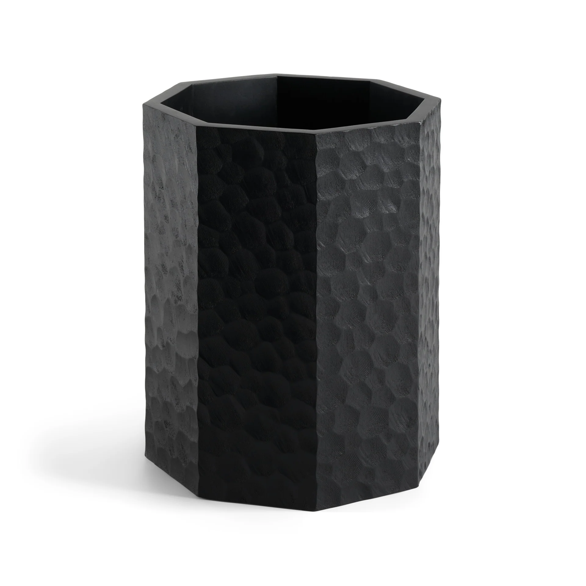 Ethnicraft Mahogany Chopped Paper Basket
