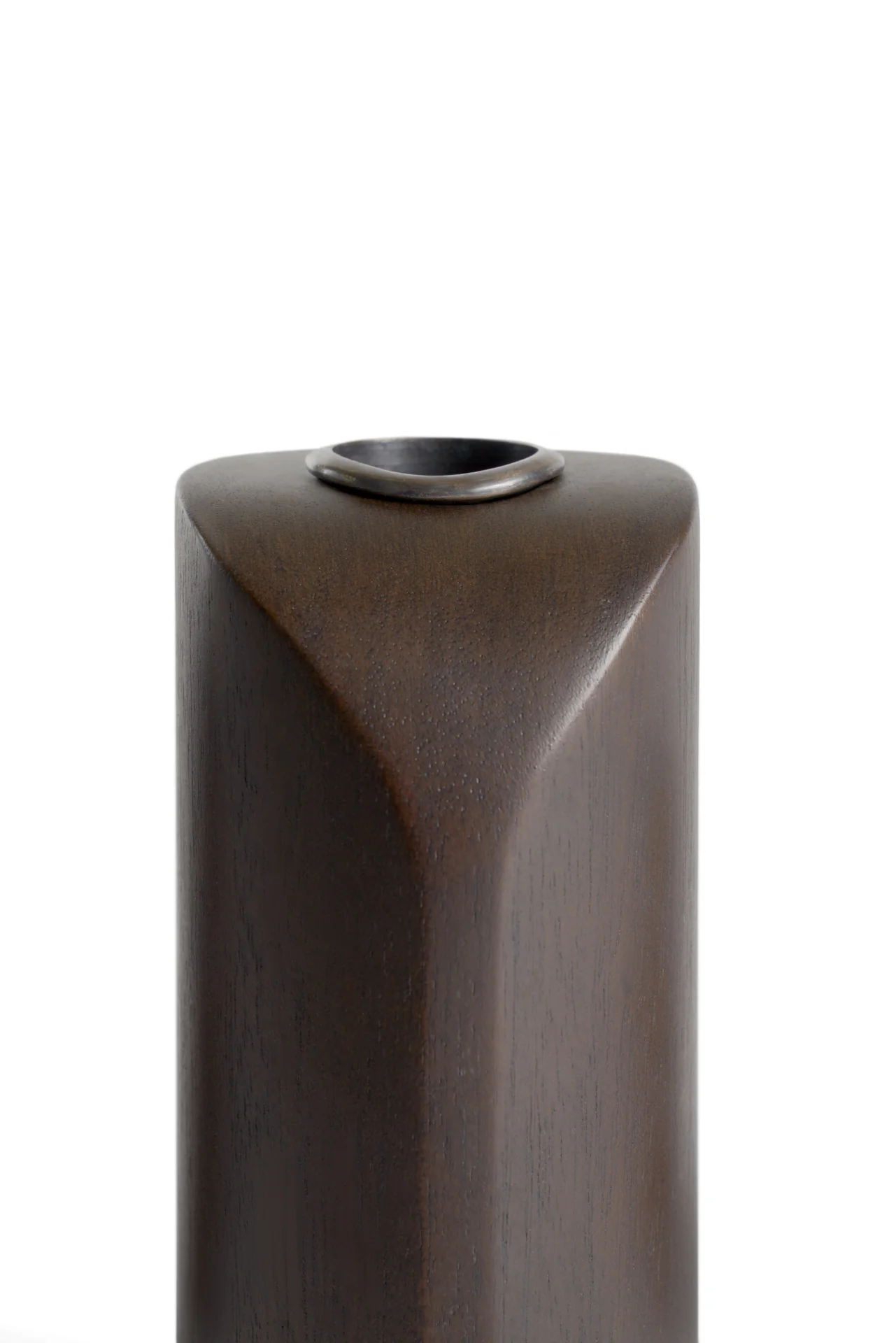 Ethnicraft Mahogany PI Candle Holders - Set of 3 - Image 4