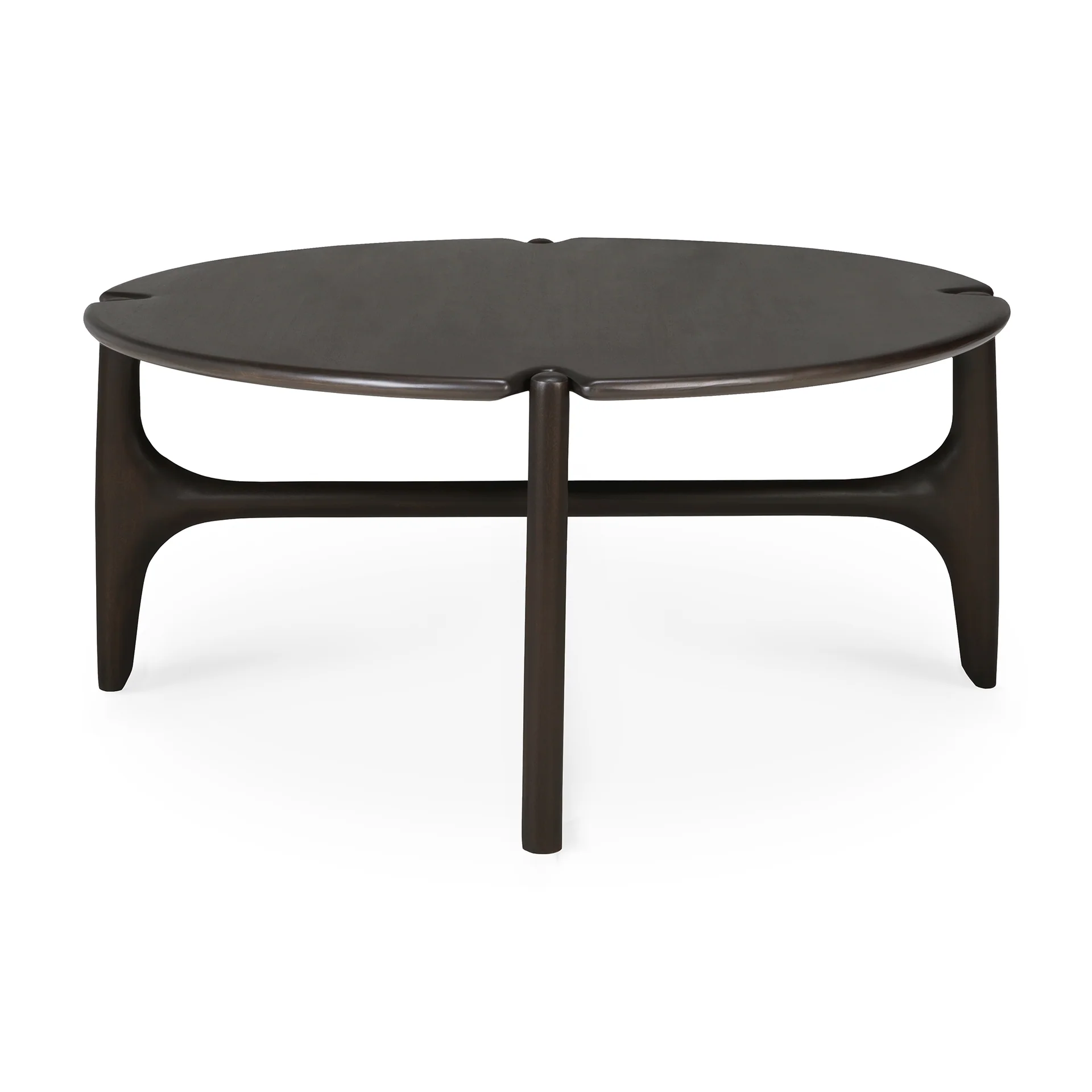 Ethnicraft Mahogany PI Round Coffee Table - Image 2
