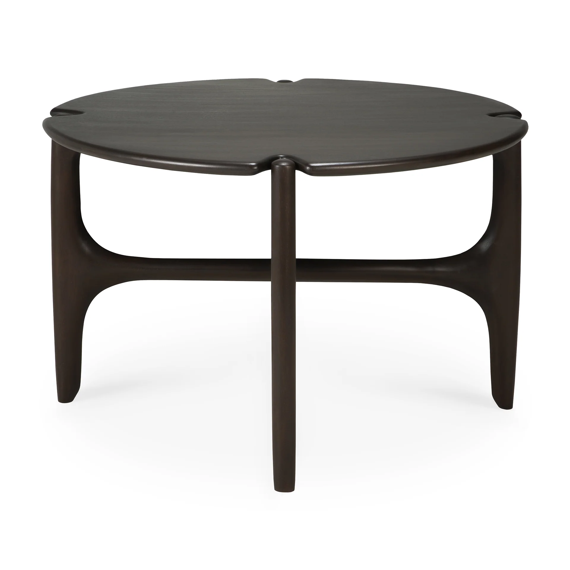 Ethnicraft Mahogany PI Round Coffee Table - Image 5