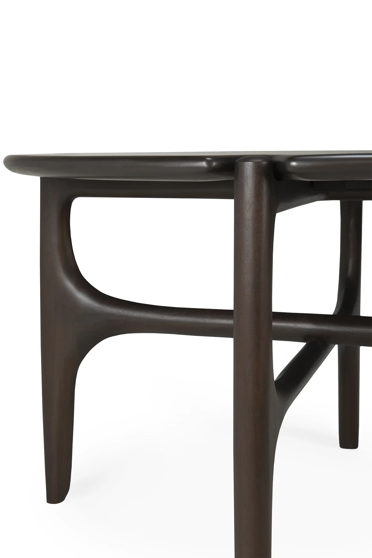 Ethnicraft Mahogany PI Round Coffee Table - Image 7