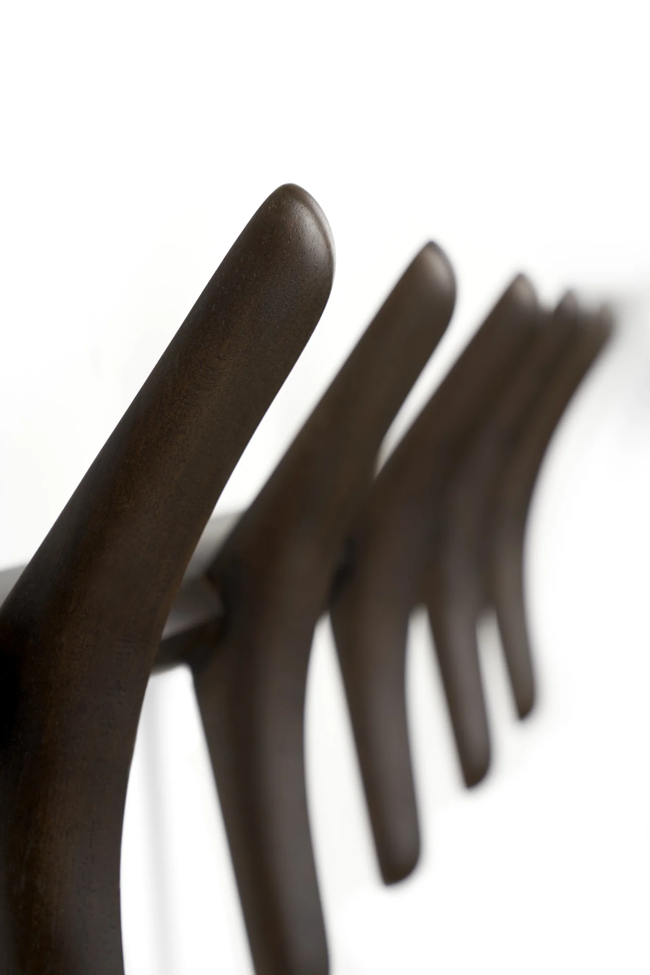 Ethnicraft Mahogany PI Wall Coat Rack - Image 3