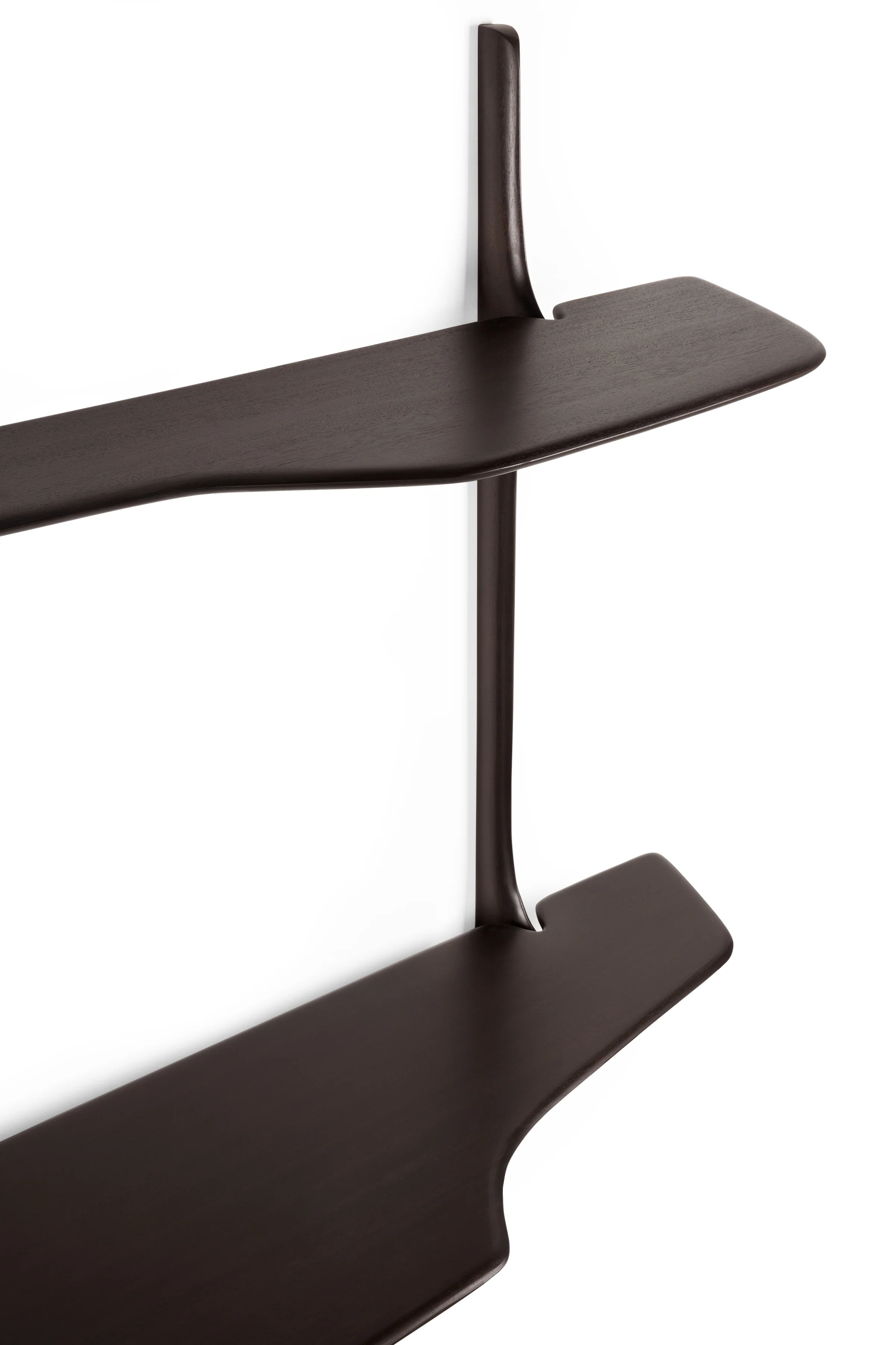 Ethnicraft Mahogany PI Wall Mounted Desk - Image 3
