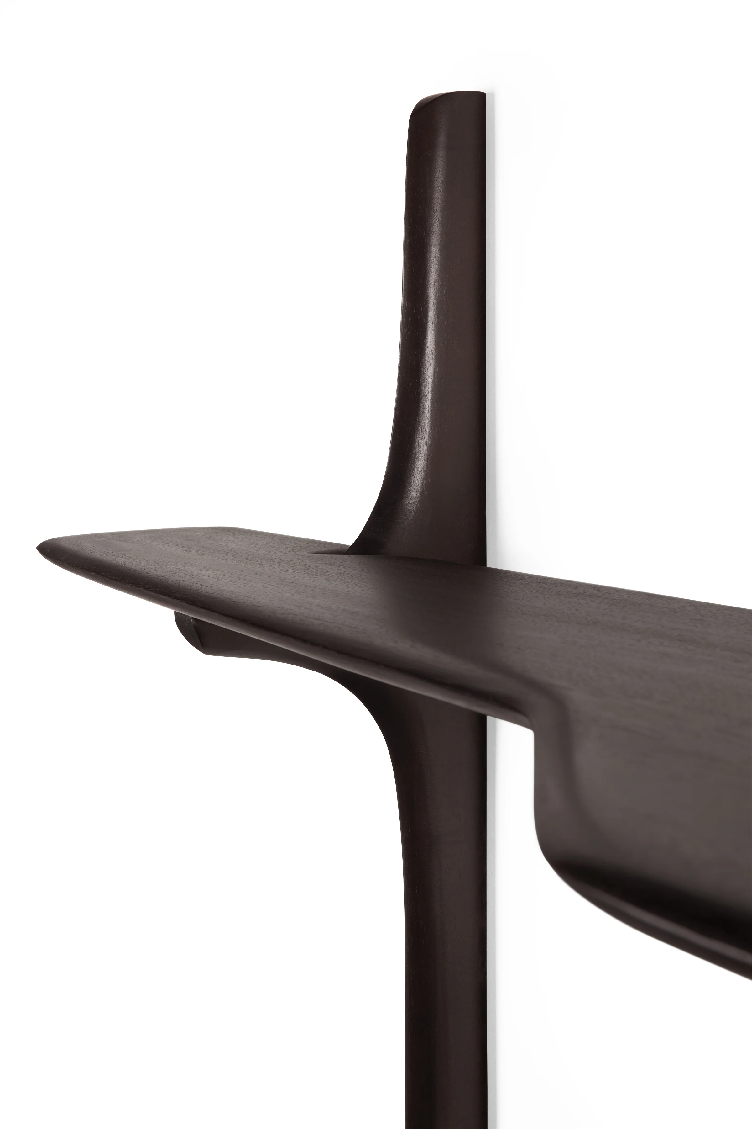 Ethnicraft Mahogany PI Wall Mounted Desk - Image 5