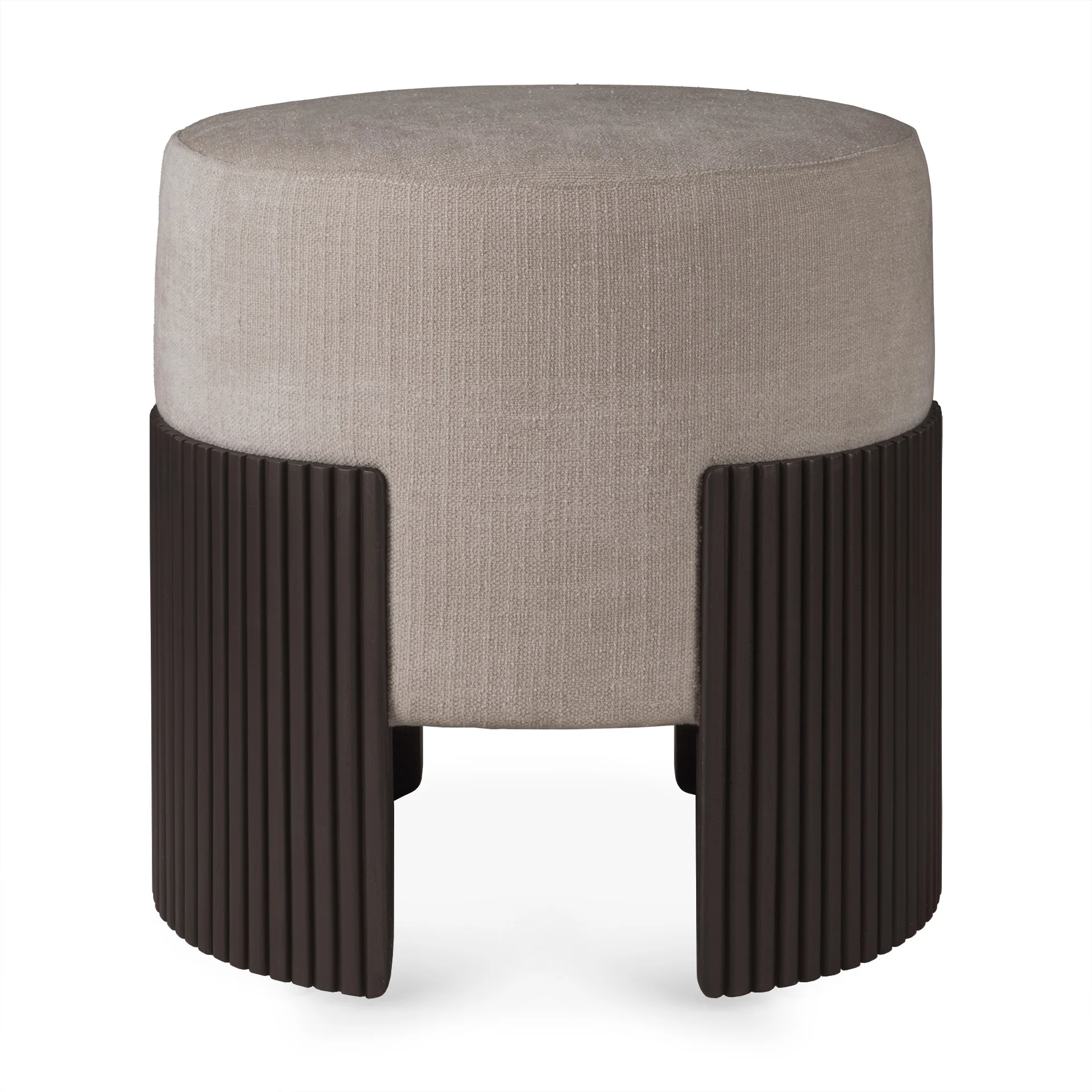 Ethnicraft Mahogany Roller Max Pouf