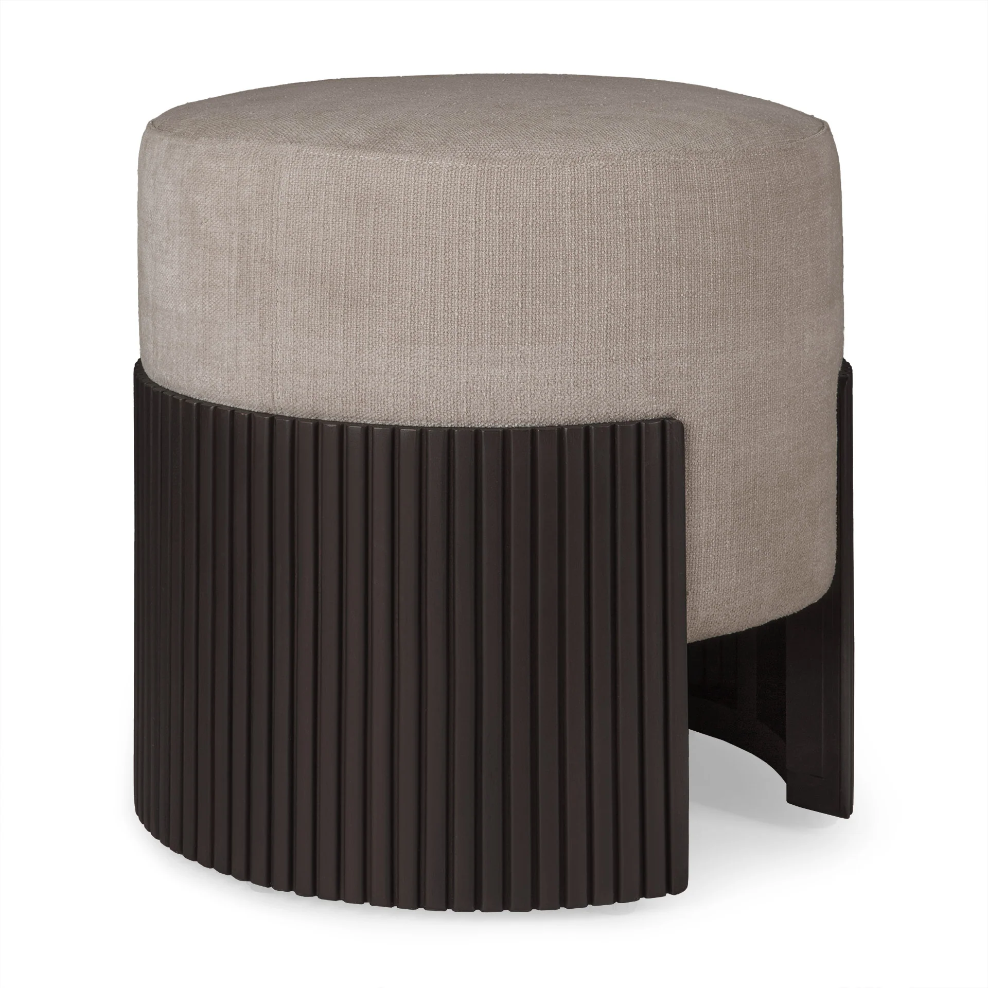 Ethnicraft Mahogany Roller Max Pouf - Image 2