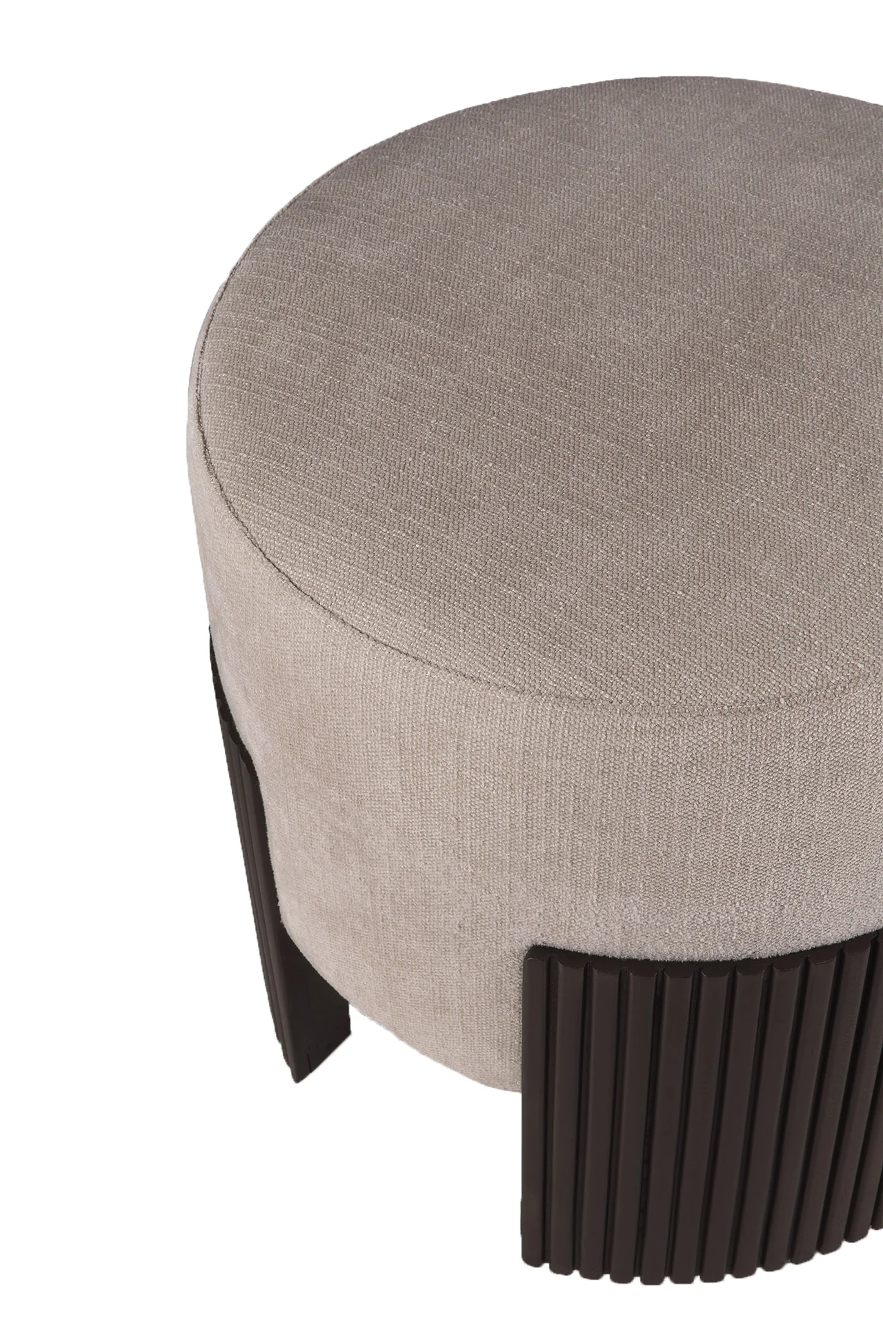 Ethnicraft Mahogany Roller Max Pouf - Image 4