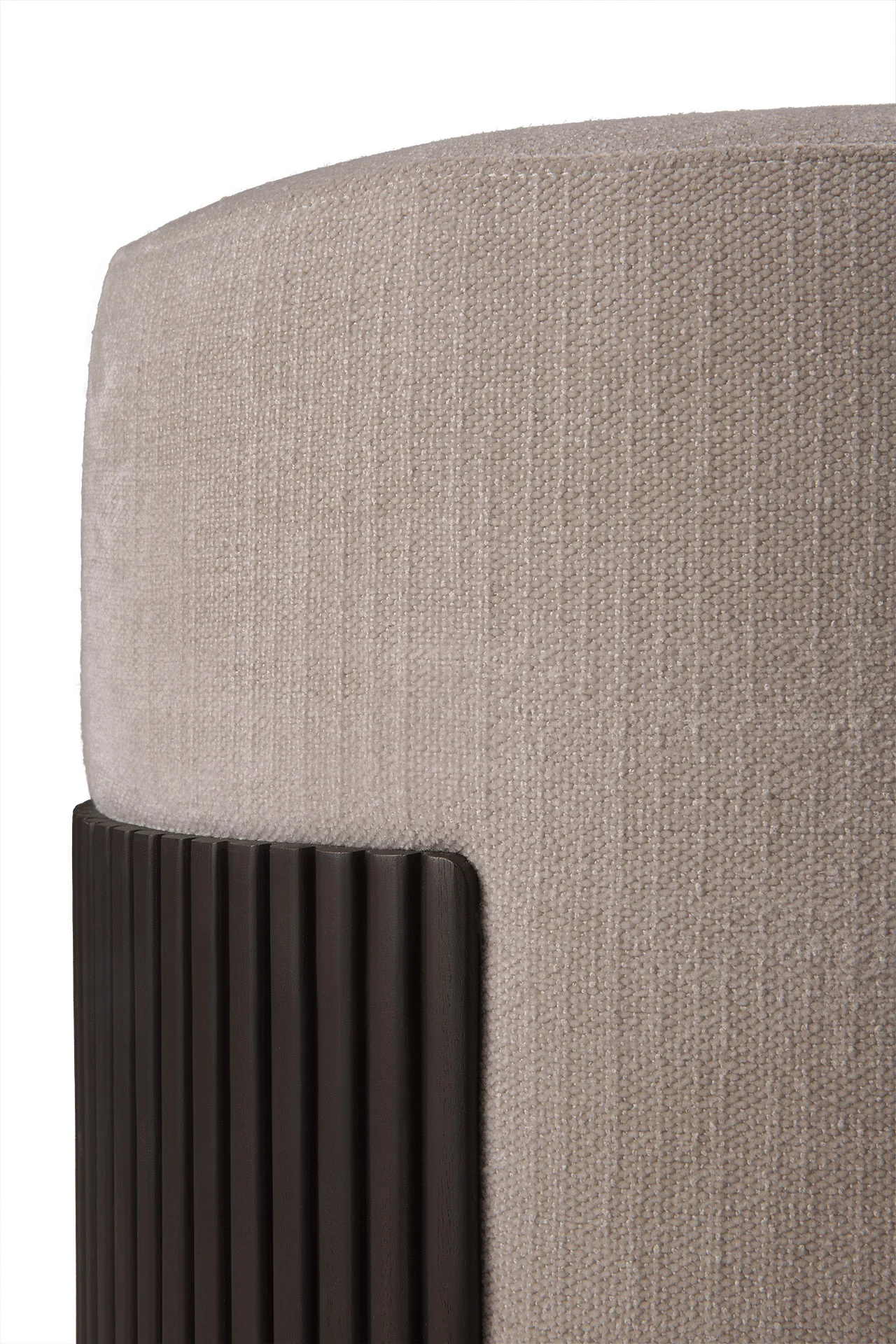 Ethnicraft Mahogany Roller Max Pouf - Image 5