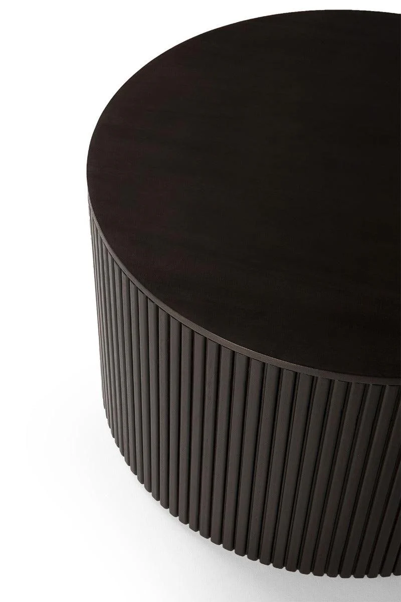 Ethnicraft Mahogany Roller Max Round Side Table - Image 3