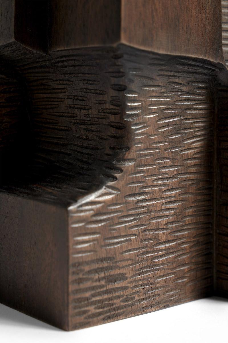 Ethnicraft Mahogany Sculpture Object - Block Organic - Image 4