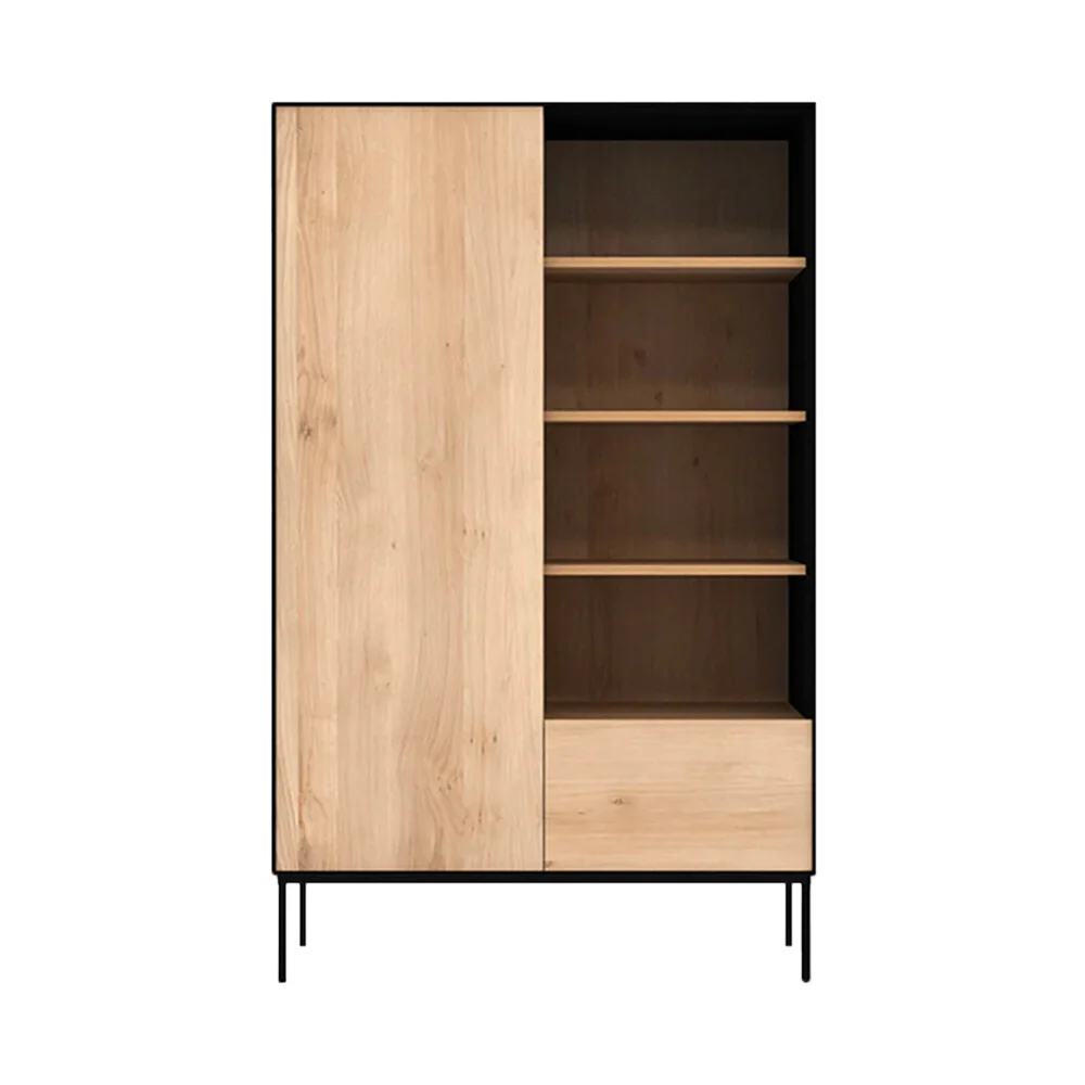 Ethnicraft Oak Blackbird Storage Cupboard - 1 Doors/1 Drawer