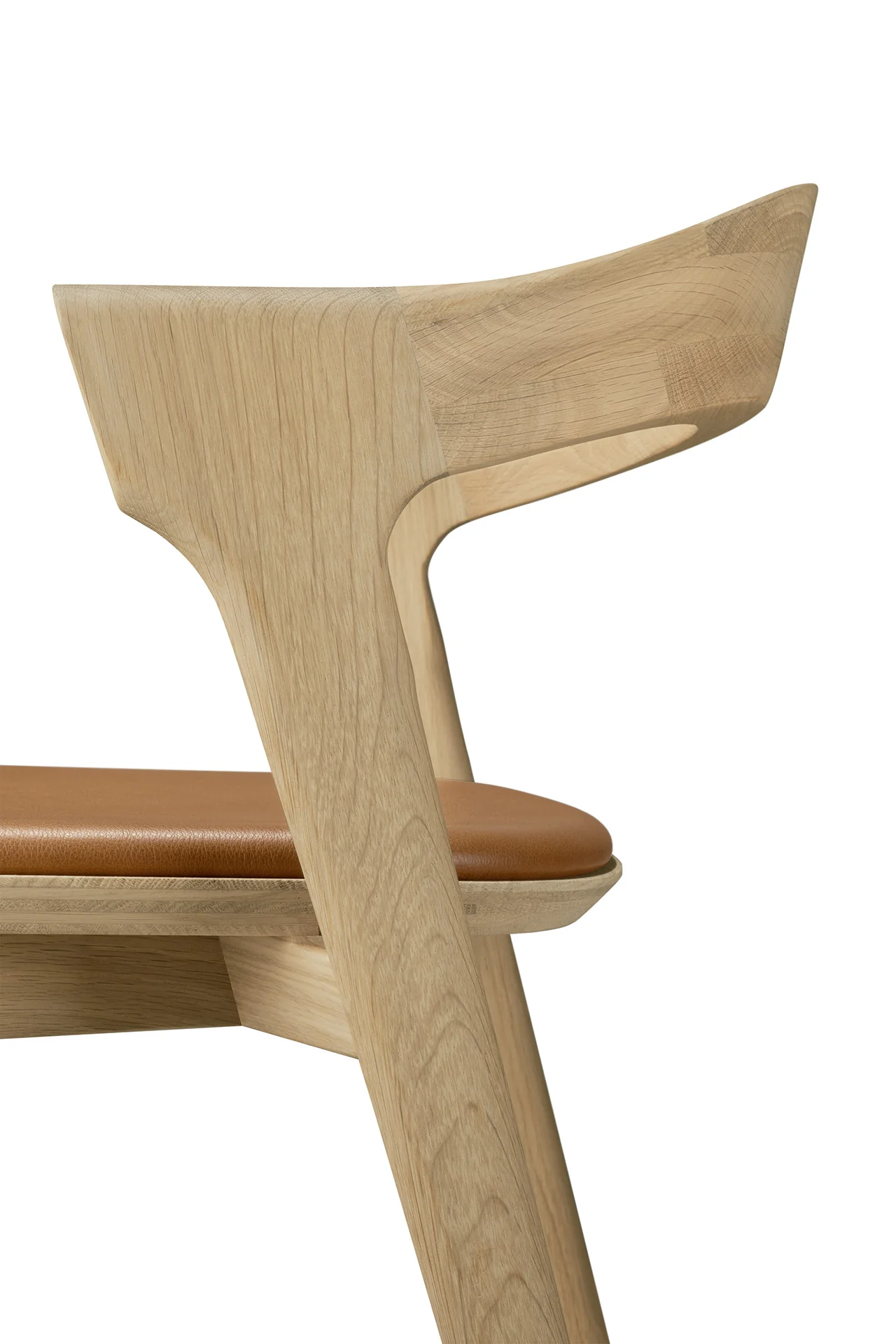 Ethnicraft Oak Bok Counter Stool - Leather - Image 5