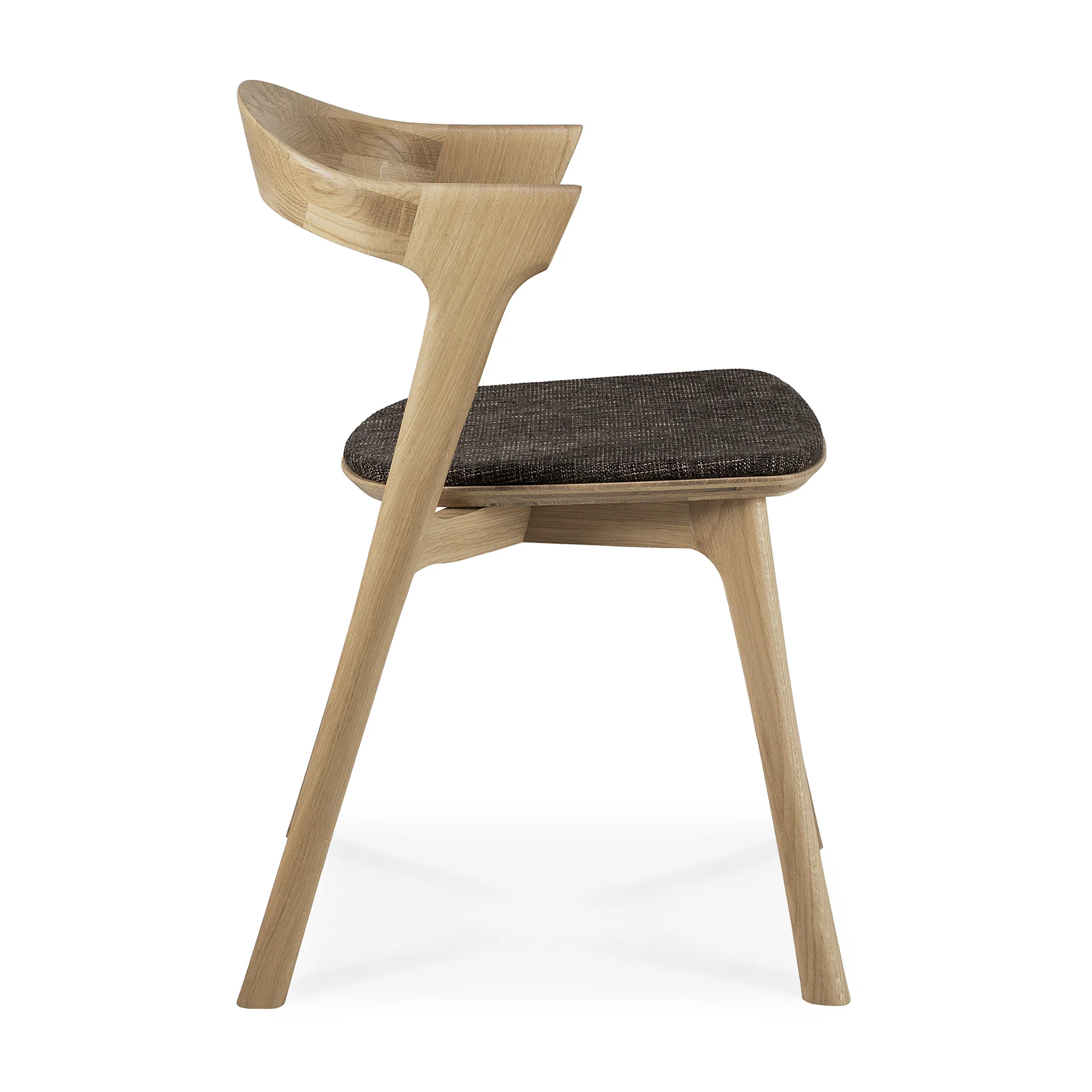 Ethnicraft Oak Bok Dining Chair - Fabric - Image 3