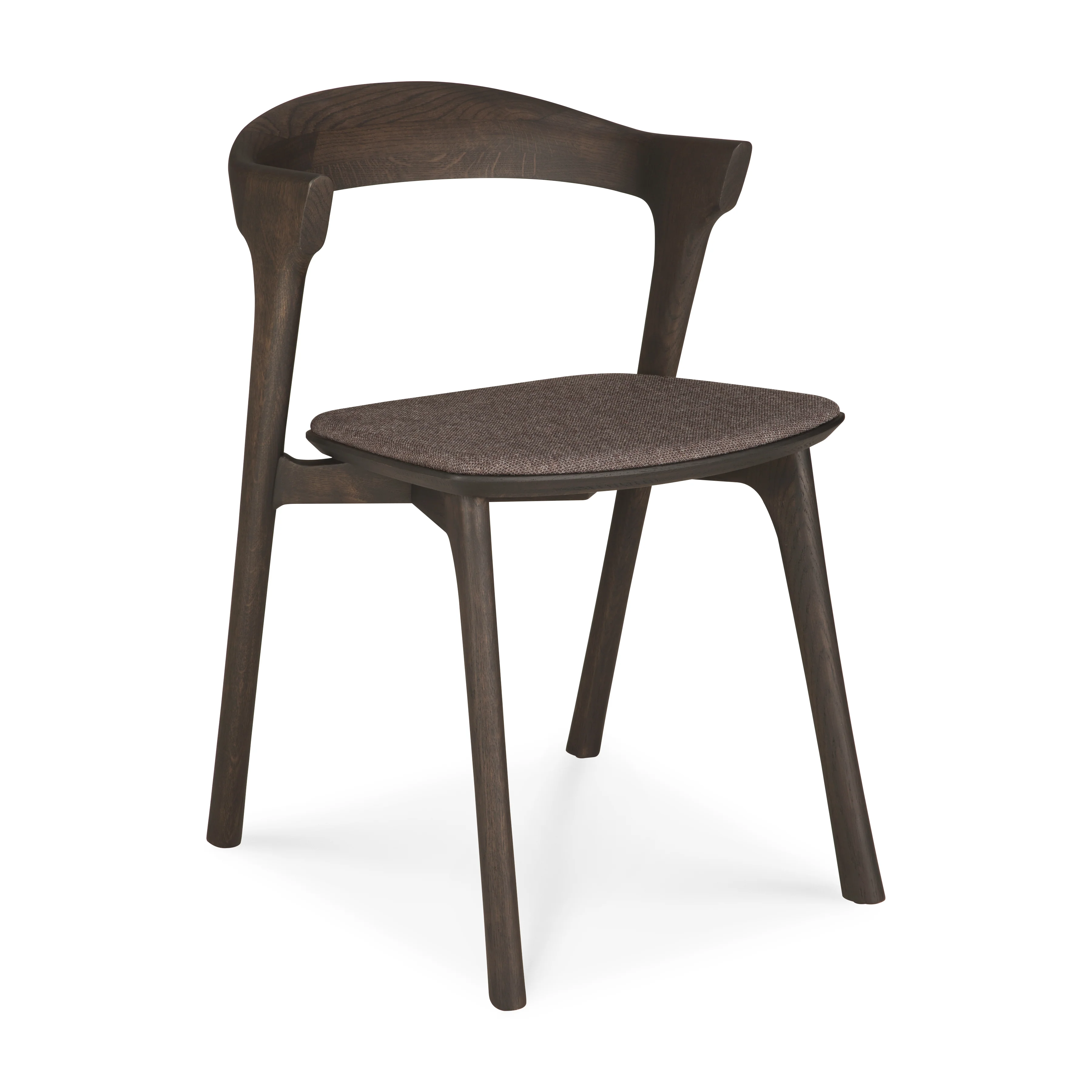 Ethnicraft Oak Bok Dining Chair - Fabric - Image 7
