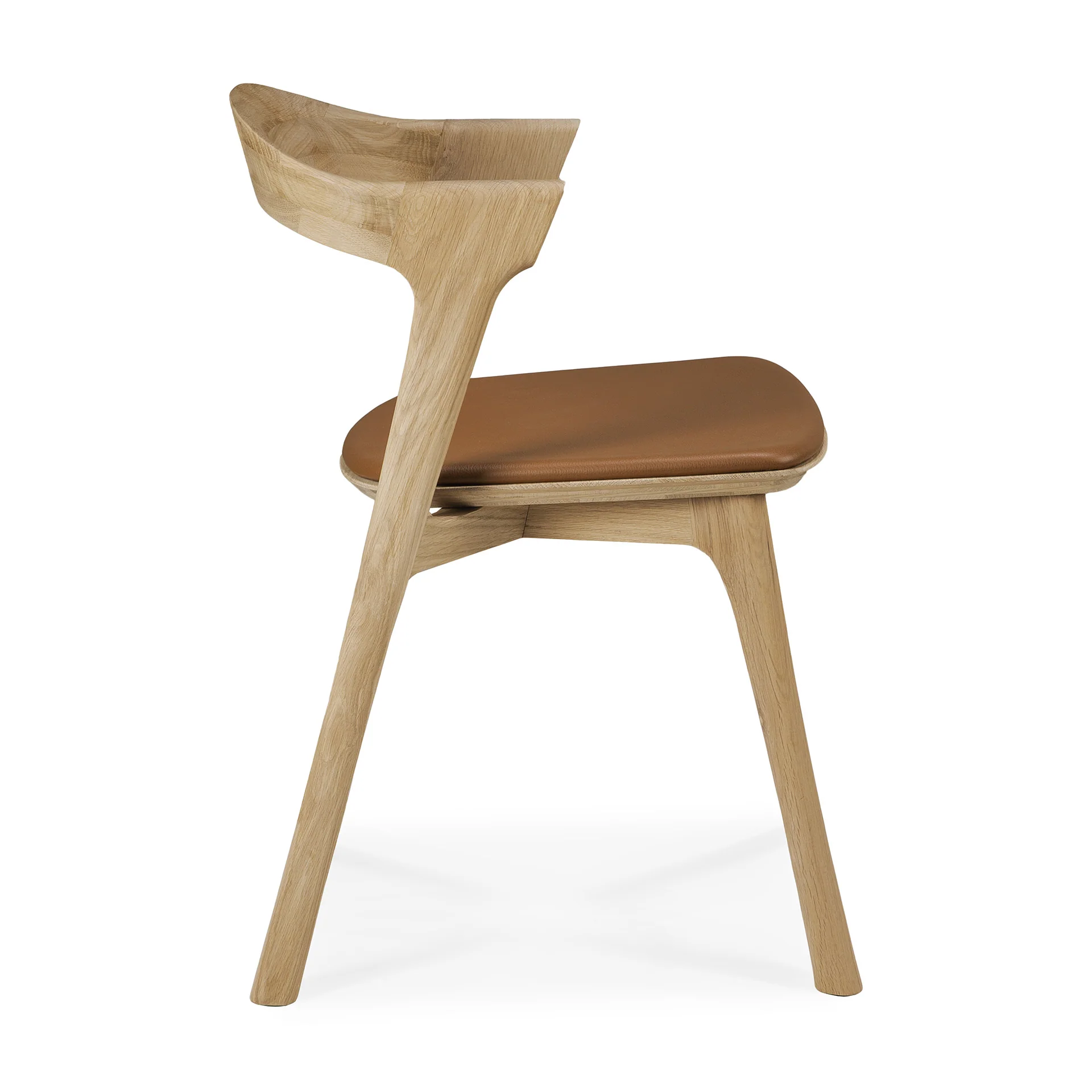 Ethnicraft Oak Bok Dining Chair - Leather - Image 6