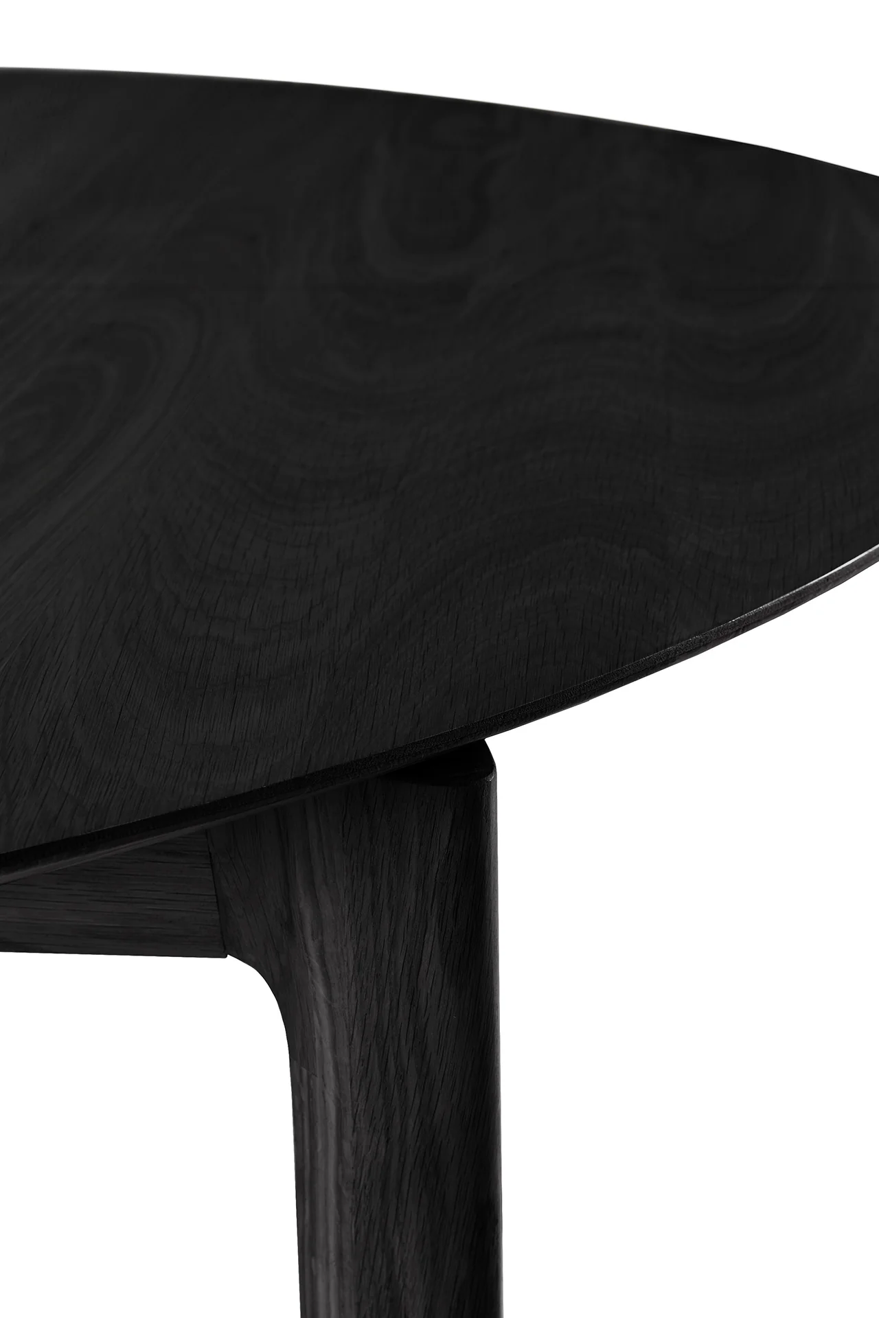 Ethnicraft Oak Bok Round Extendable Dining Table - Image 14