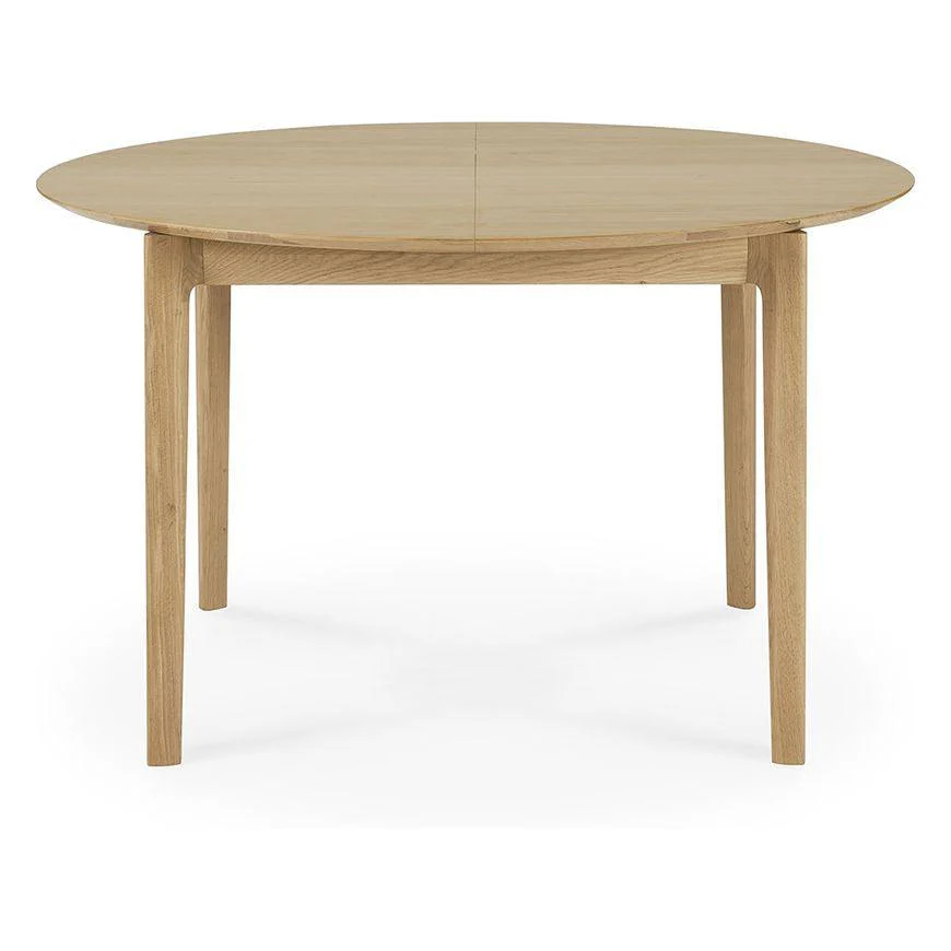 Ethnicraft Oak Bok Round Extendable Dining Table - Image 6