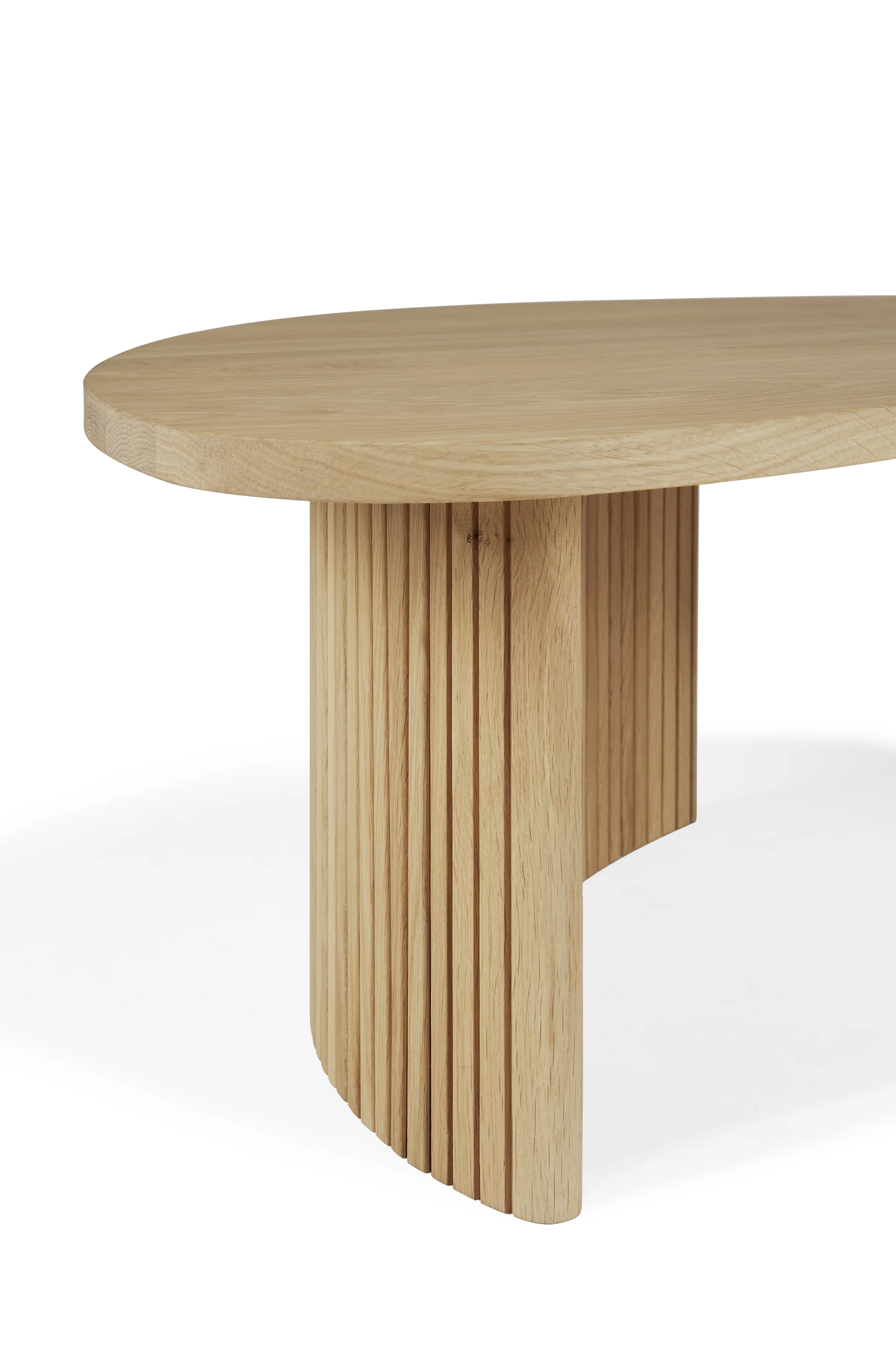 Ethnicraft Oak Boomerang Coffee Table - Image 12