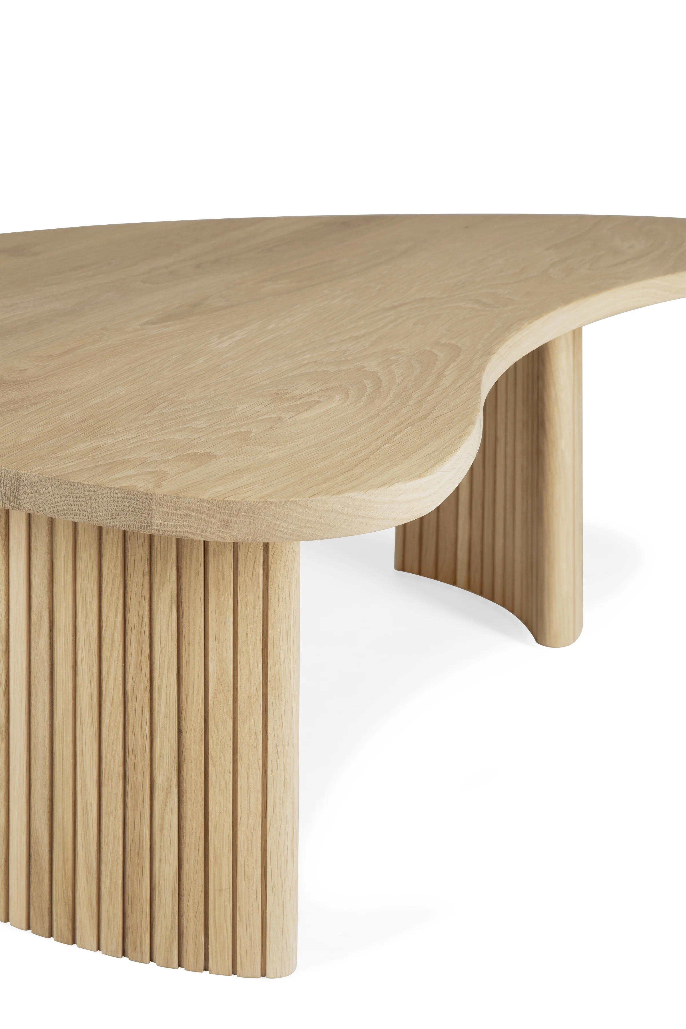 Ethnicraft Oak Boomerang Coffee Table - Image 13