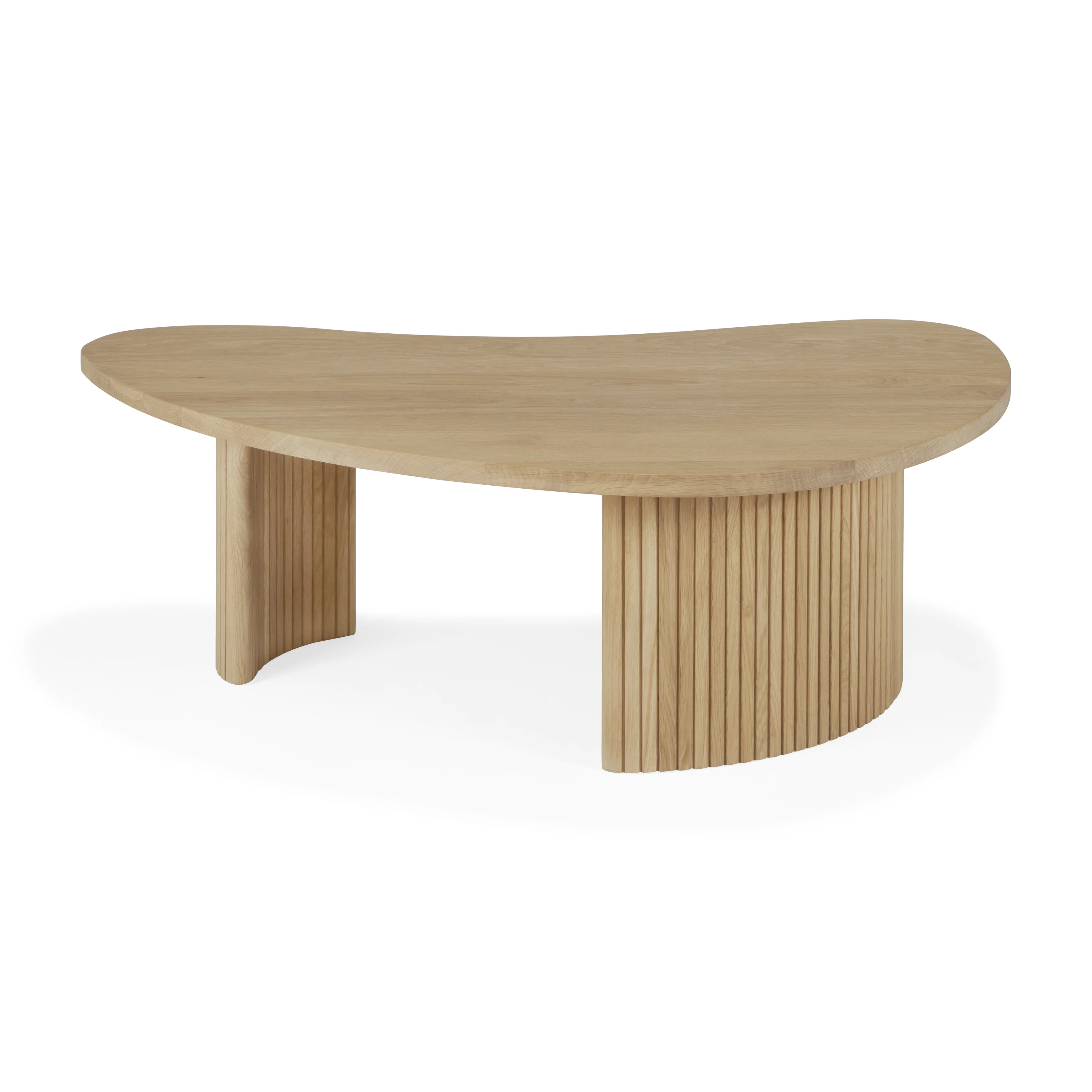 Ethnicraft Oak Boomerang Coffee Table - Image 2