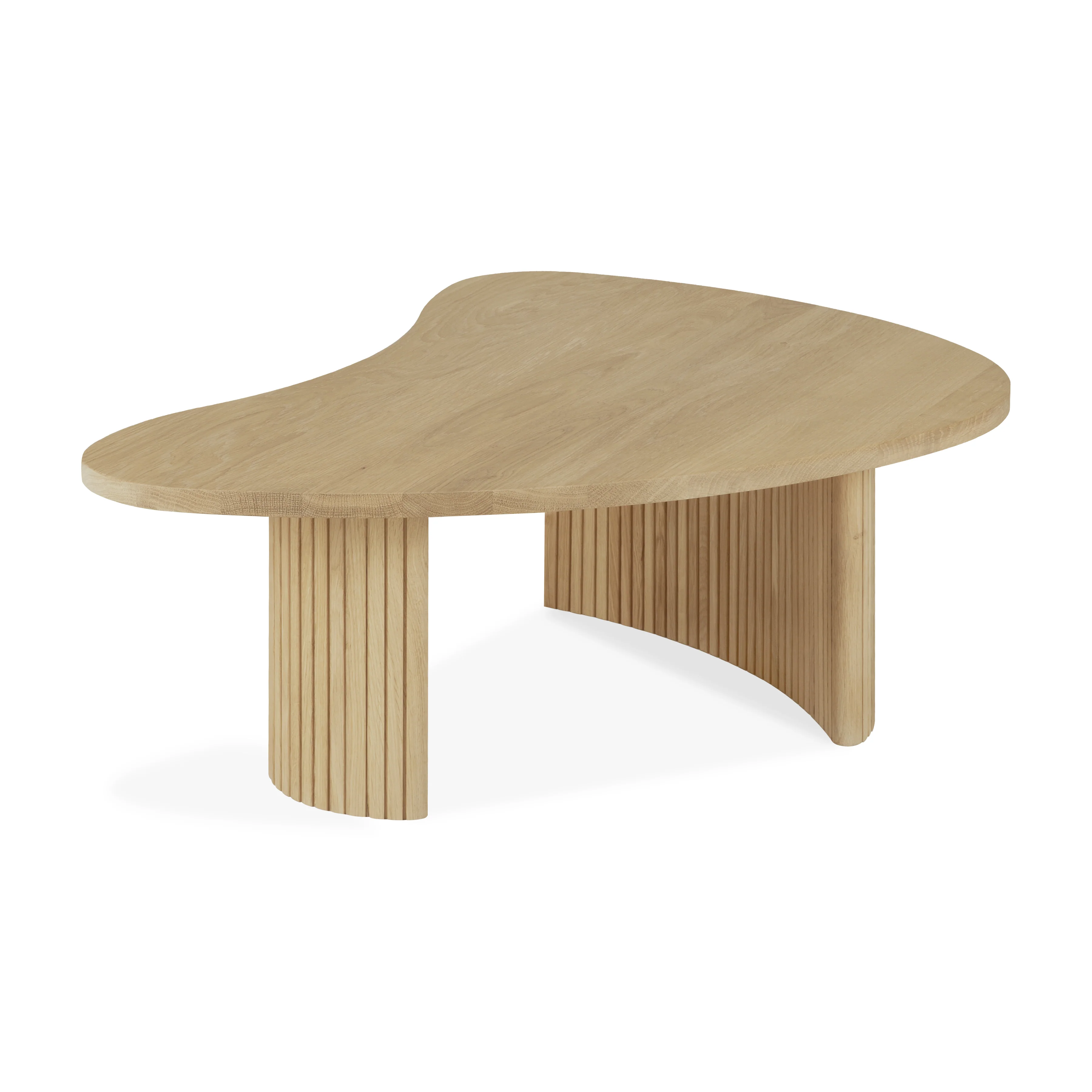 Ethnicraft Oak Boomerang Coffee Table - Image 4