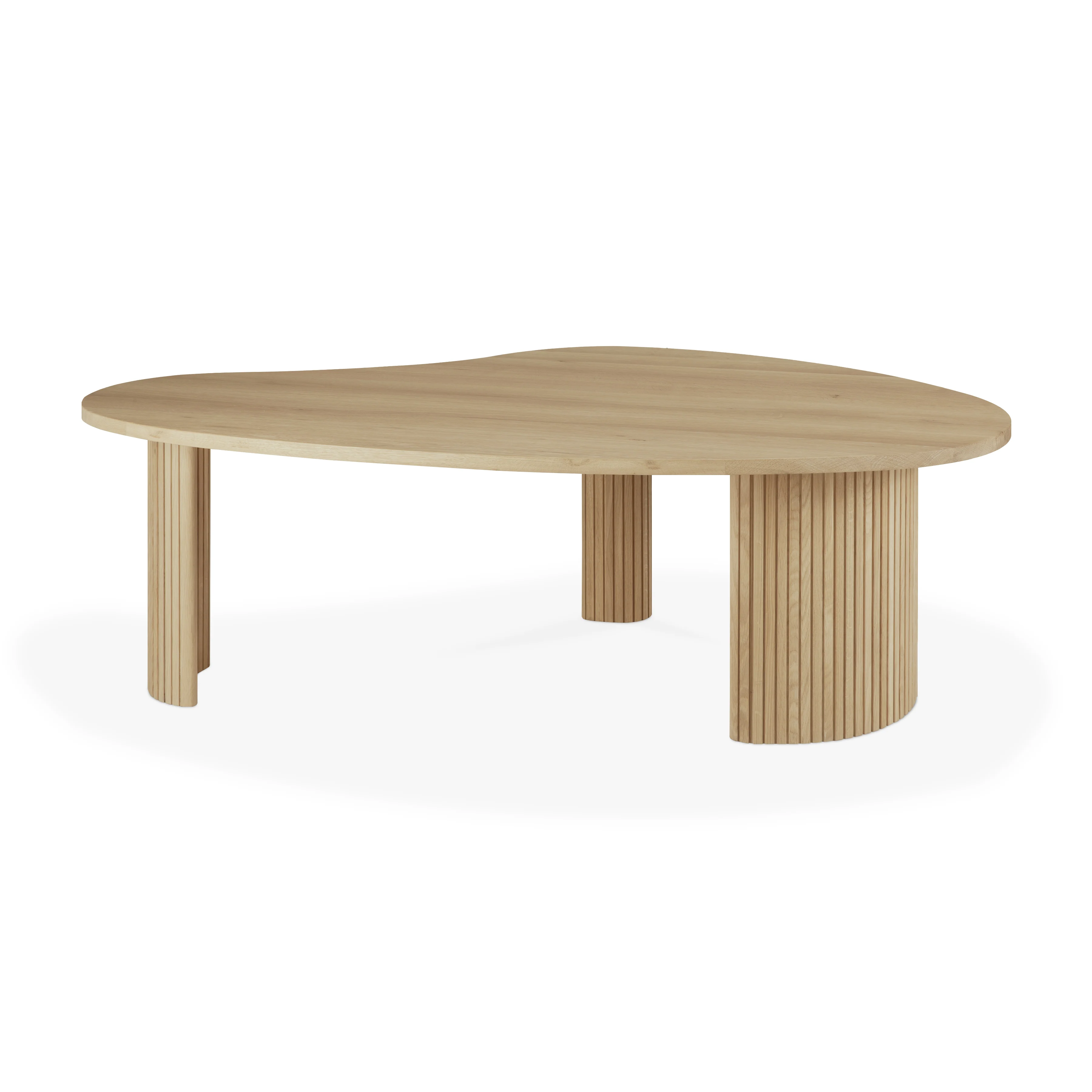 Ethnicraft Oak Boomerang Coffee Table - Image 5