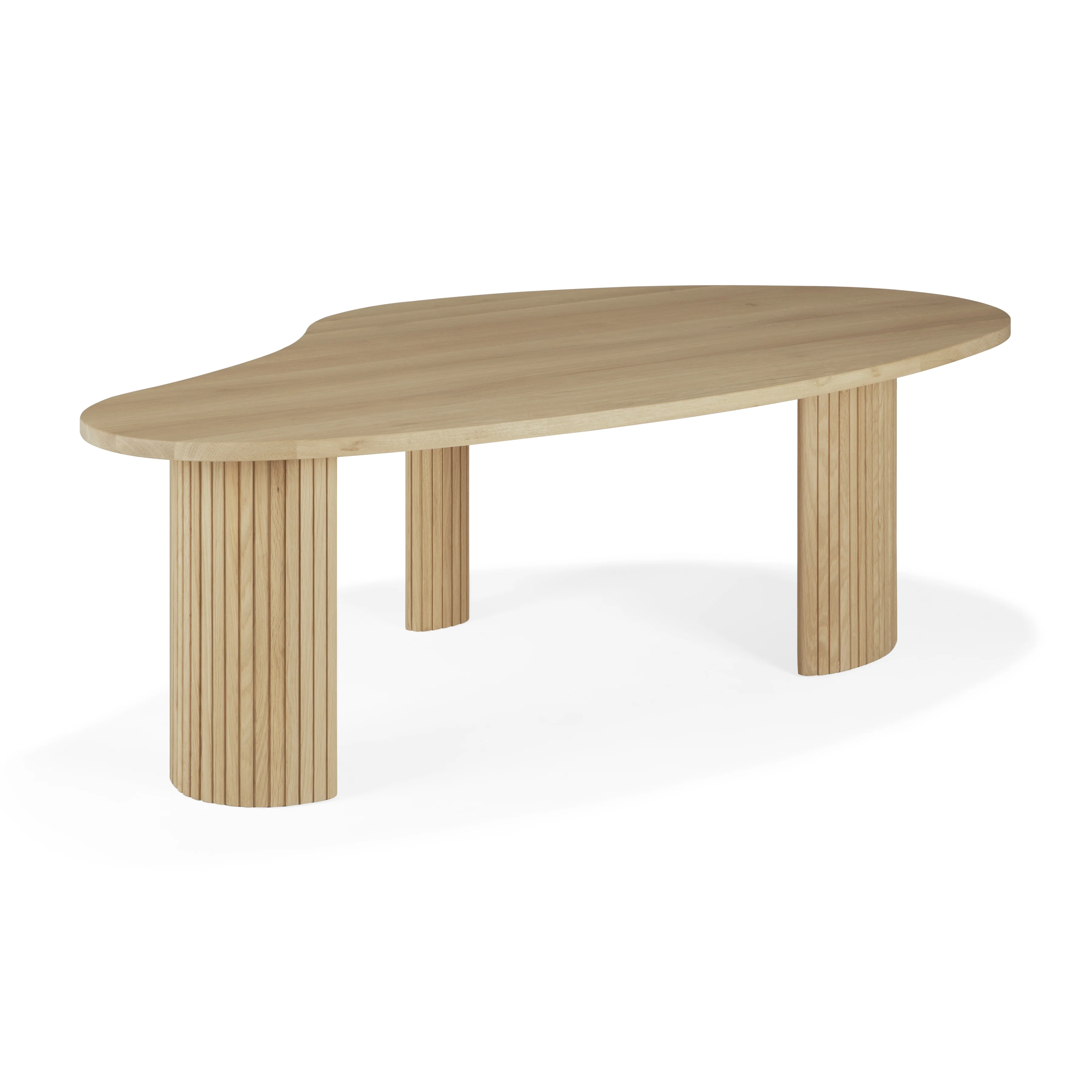 Ethnicraft Oak Boomerang Coffee Table - Image 7