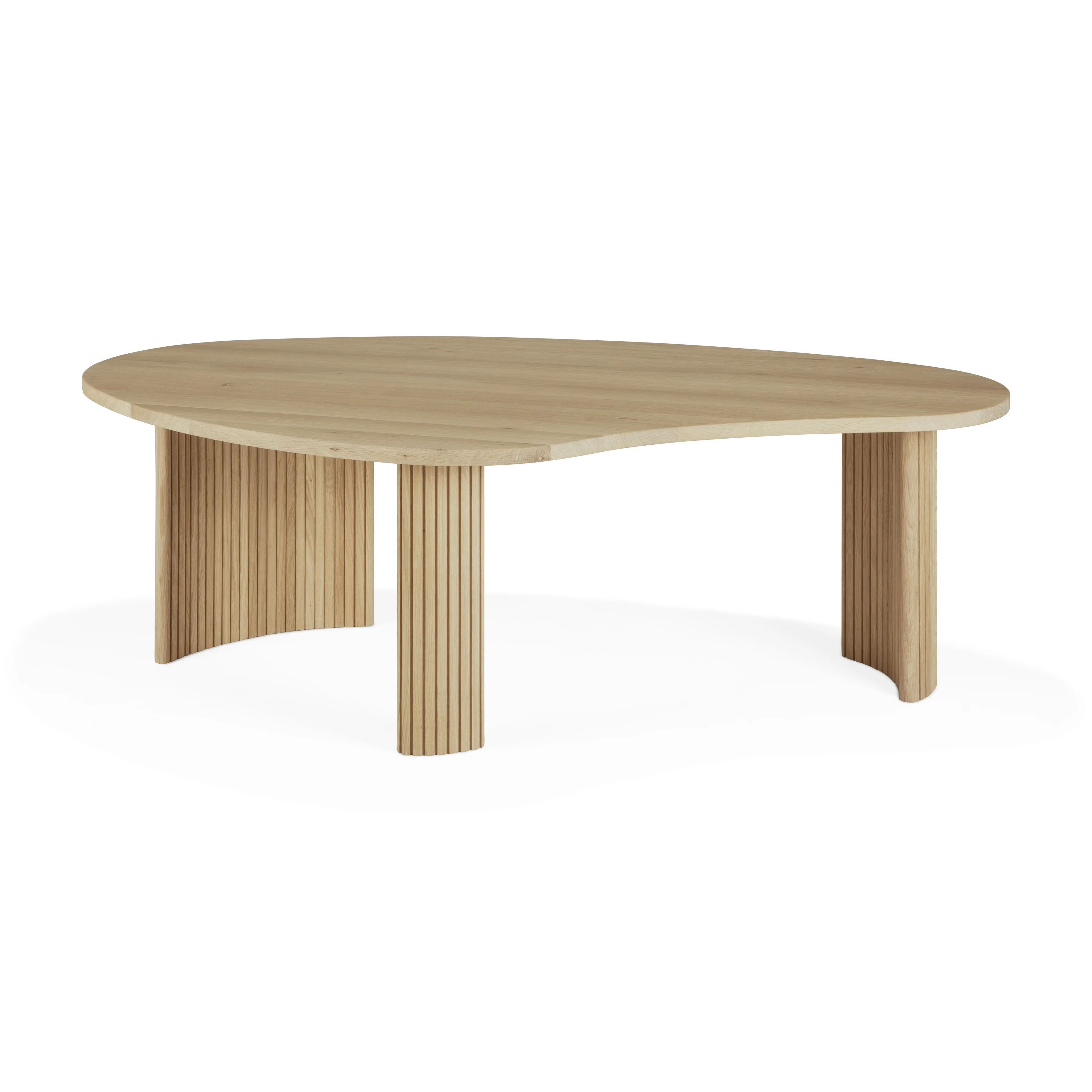 Ethnicraft Oak Boomerang Coffee Table - Image 8