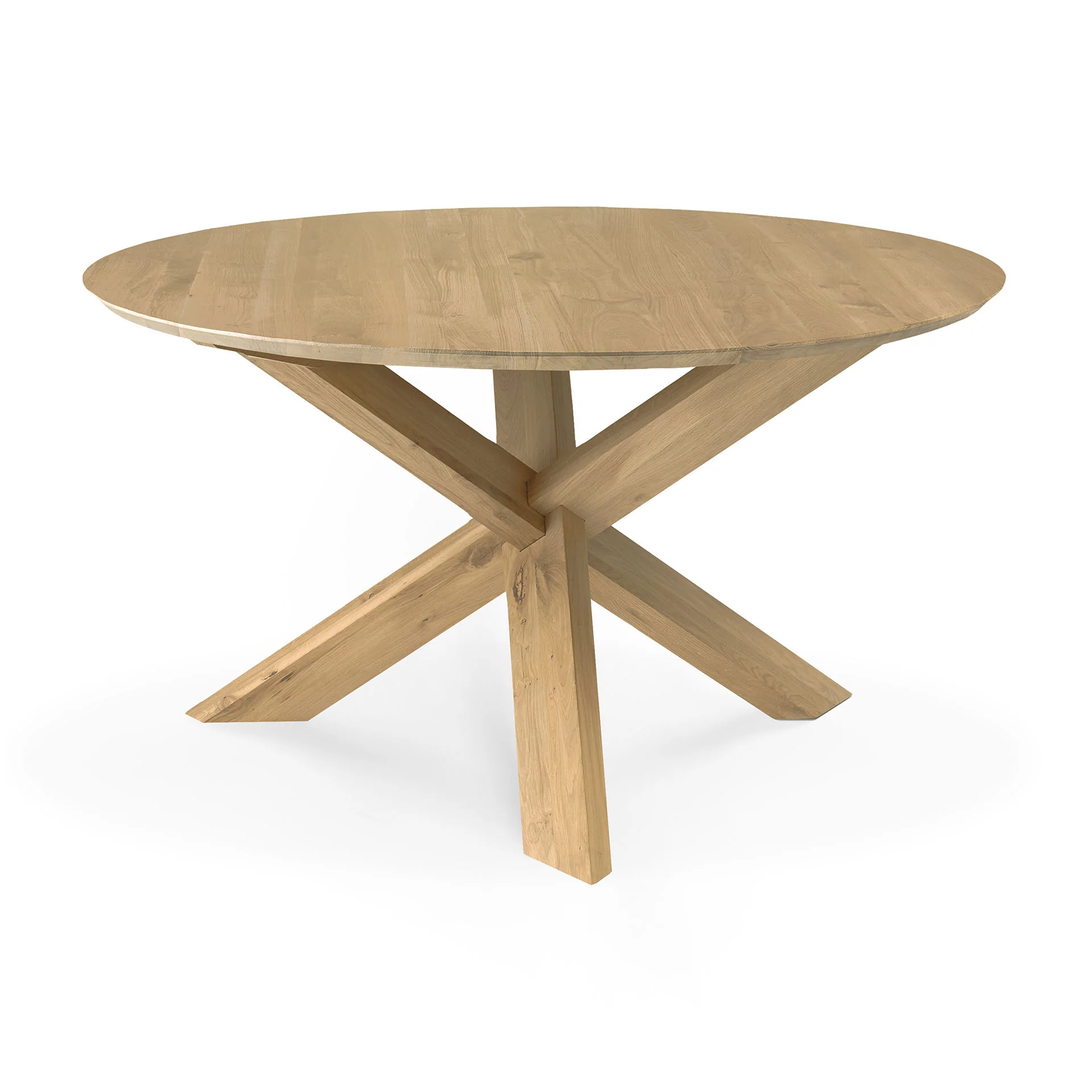 Ethnicraft Oak Circle Dining Table