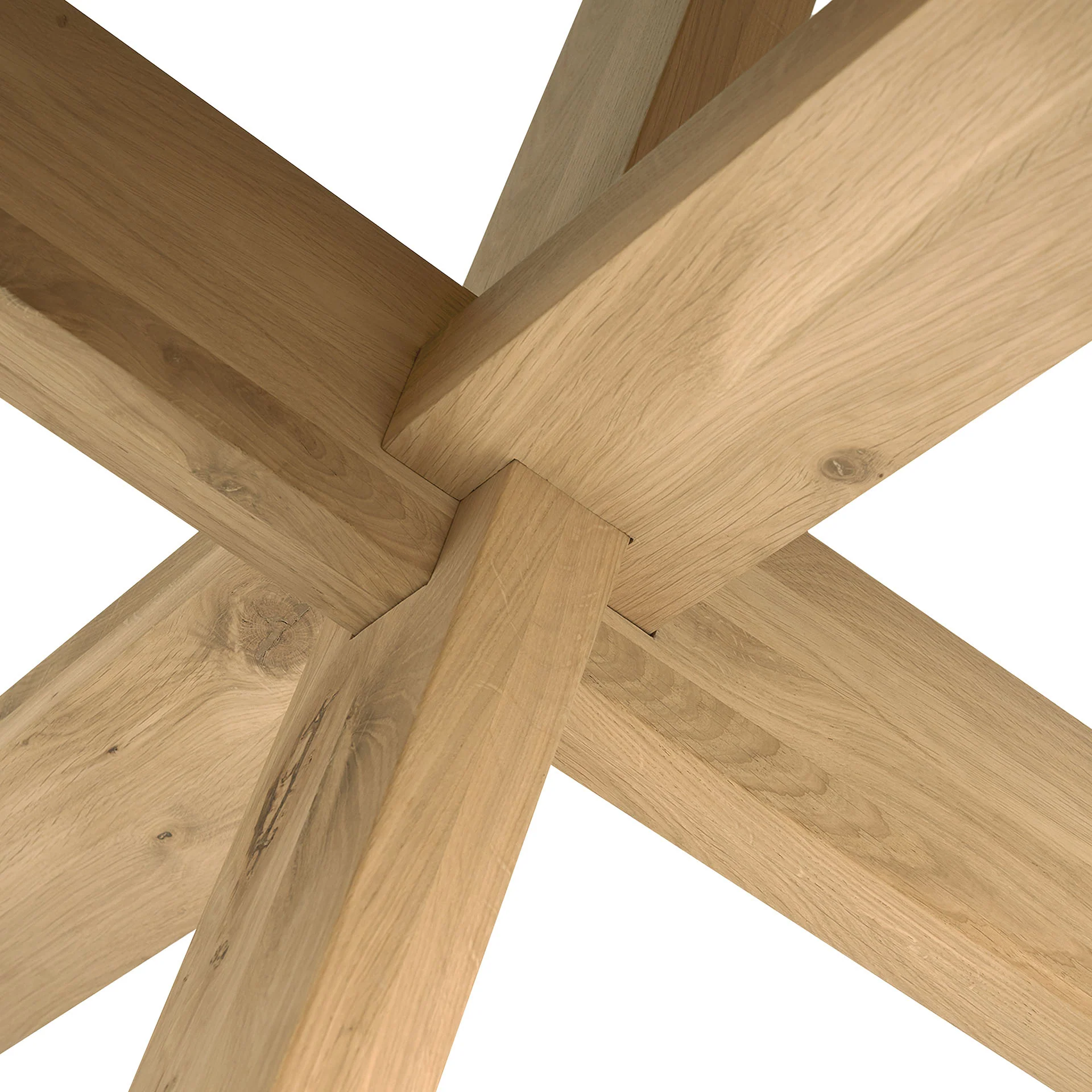 Ethnicraft Oak Circle Dining Table - Image 3