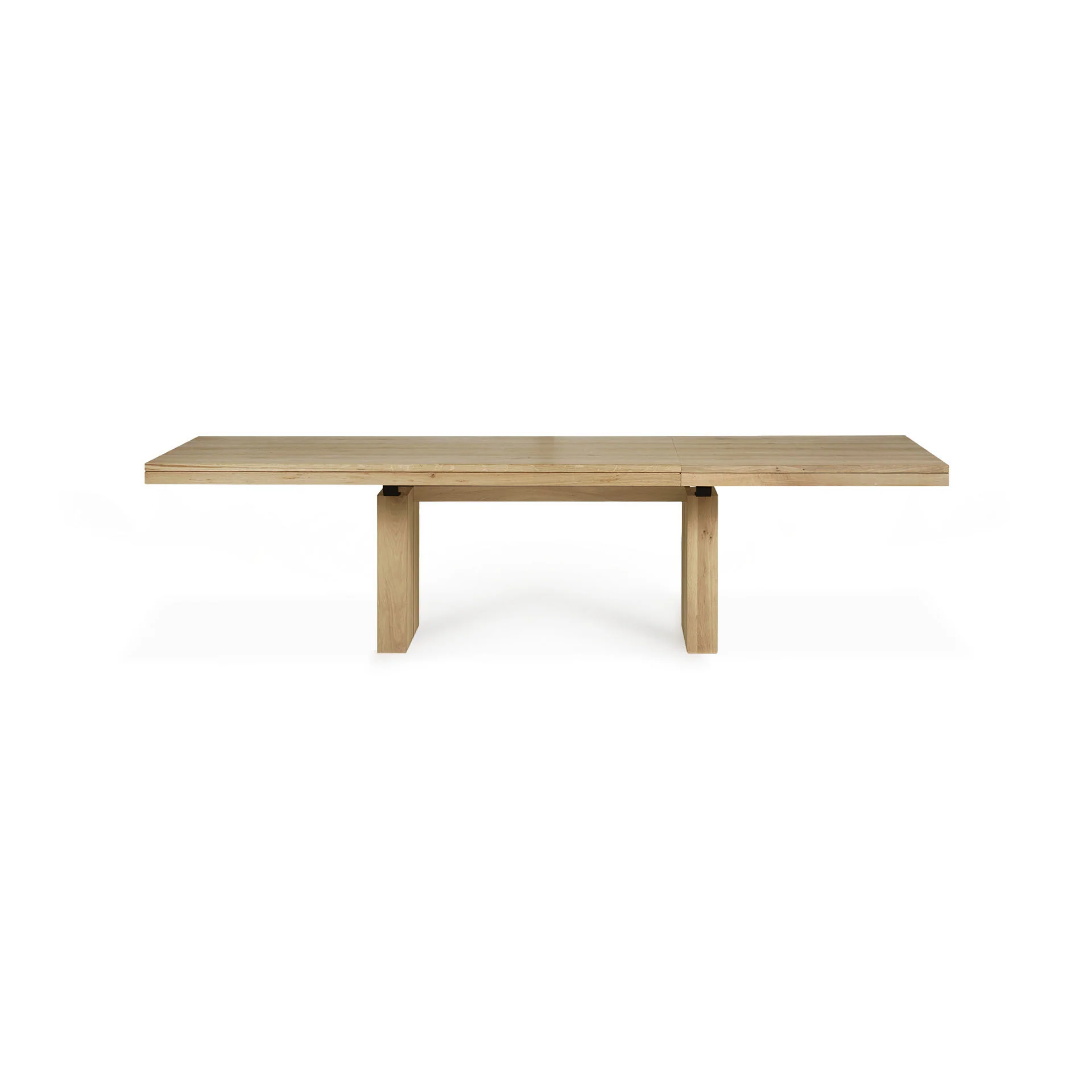 Ethnicraft Oak Double Extendable Dining Table