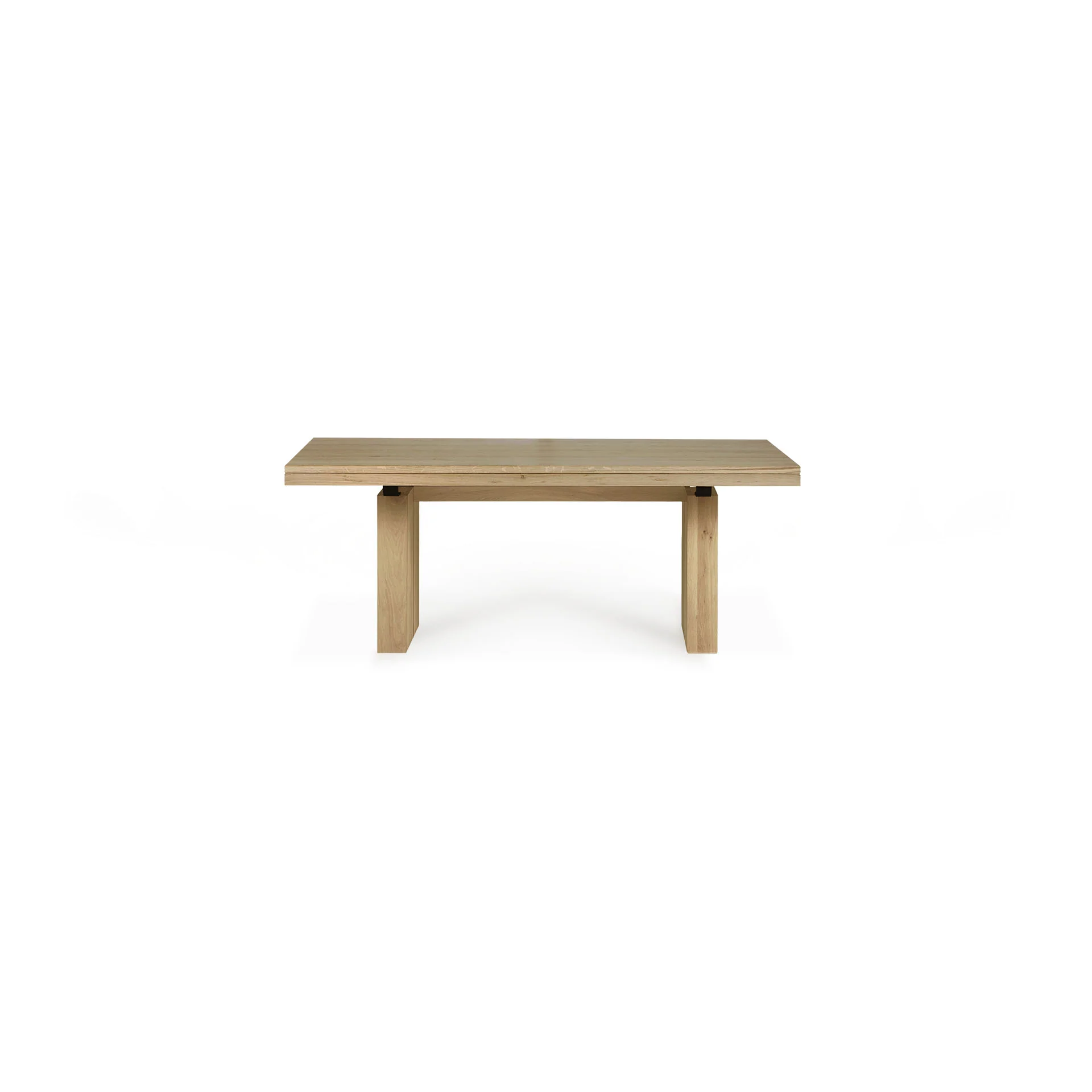 Ethnicraft Oak Double Extendable Dining Table - Image 4