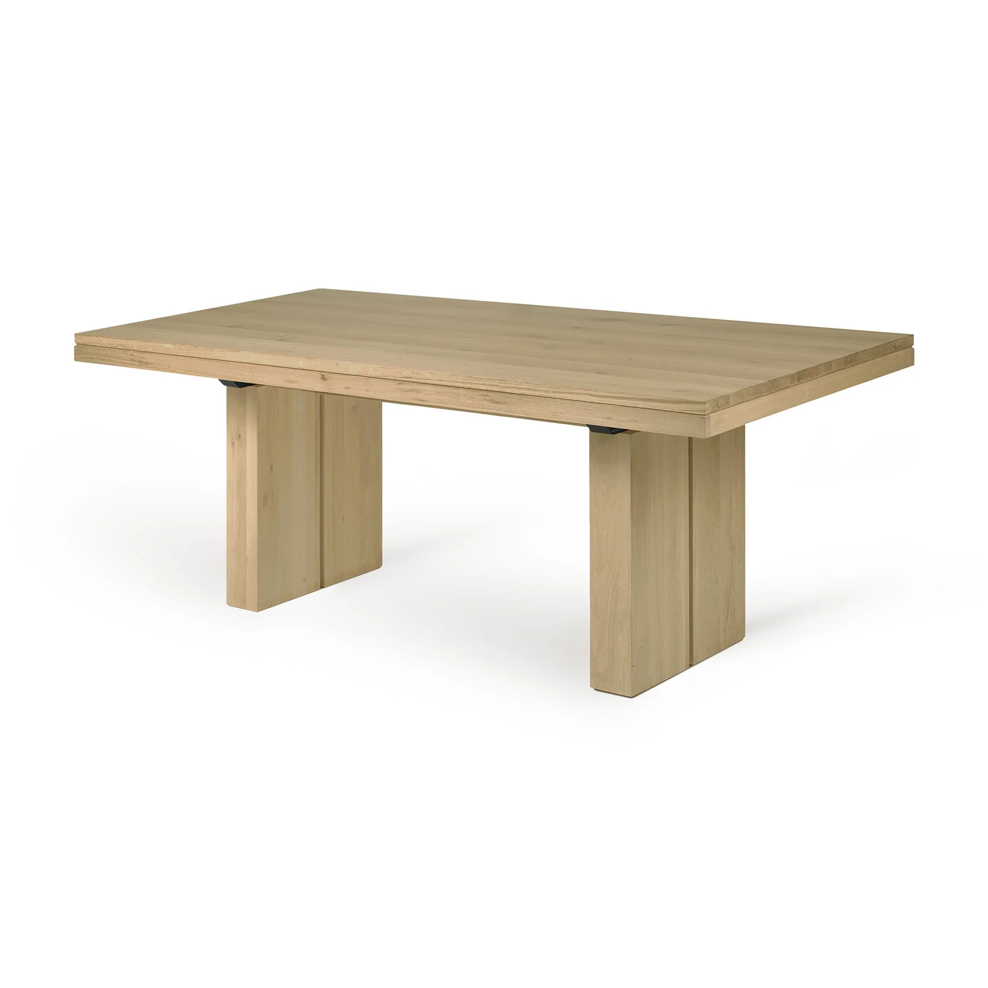 Ethnicraft Oak Double Extendable Dining Table - Image 5