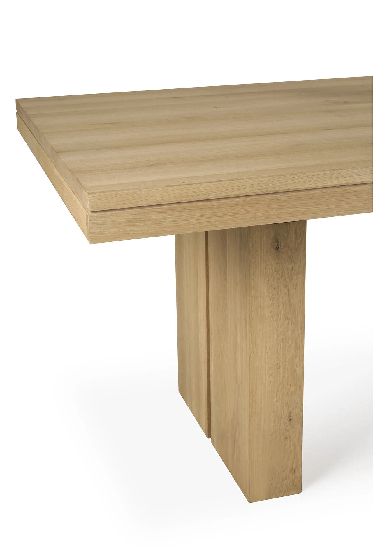 Ethnicraft Oak Double Extendable Dining Table - Image 7