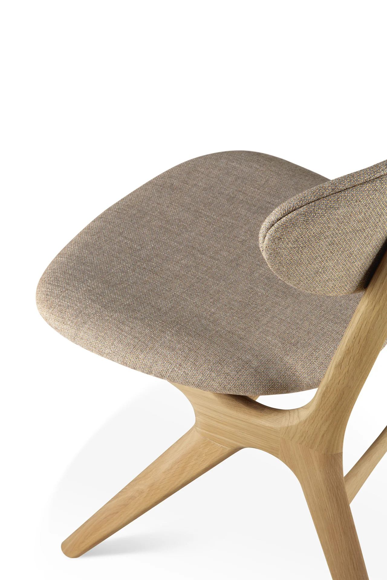 Ethnicraft Oak Eye Dining Chair - Fabric - Image 6