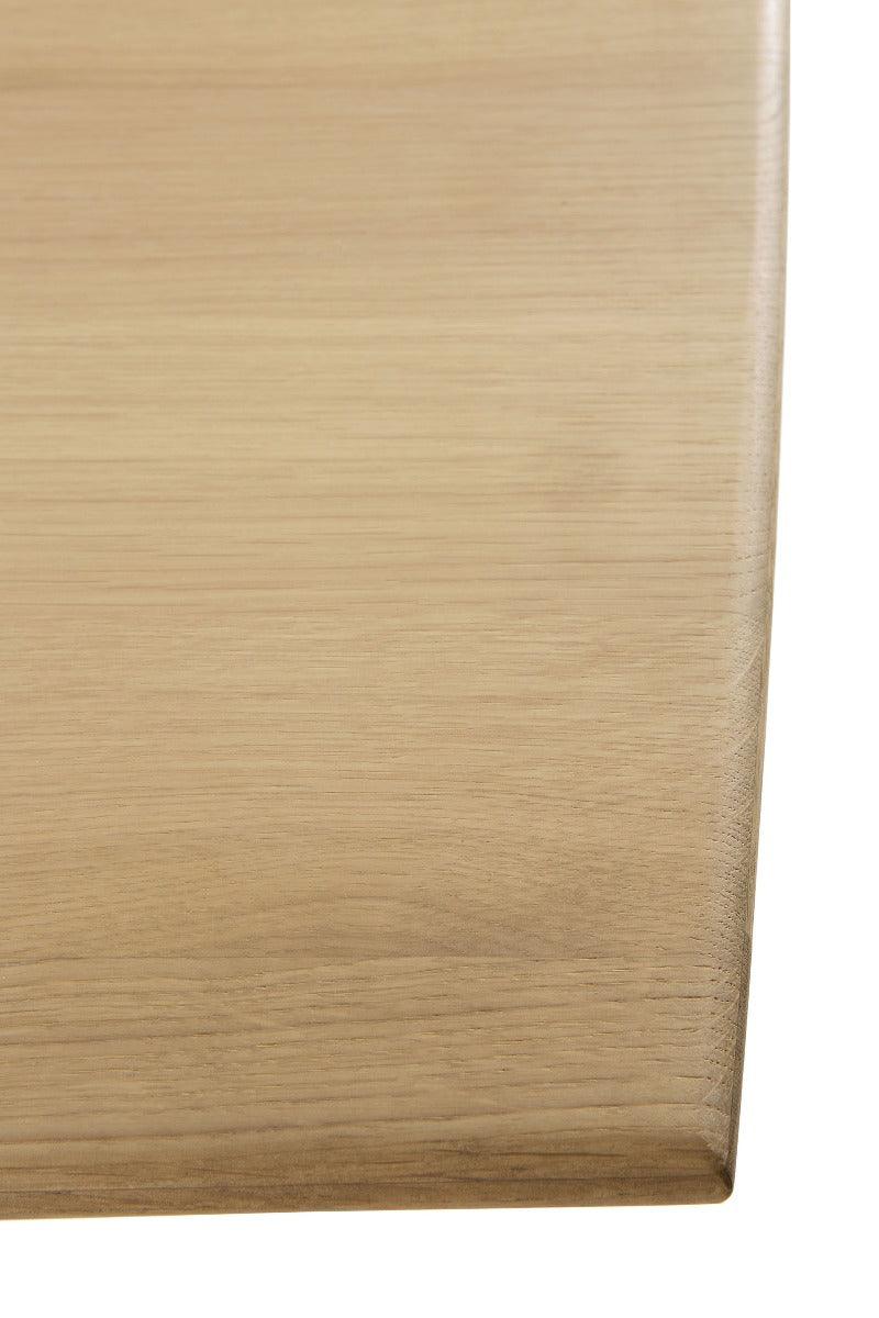Ethnicraft Oak Geometric Rectangular Dining Table - Image 11