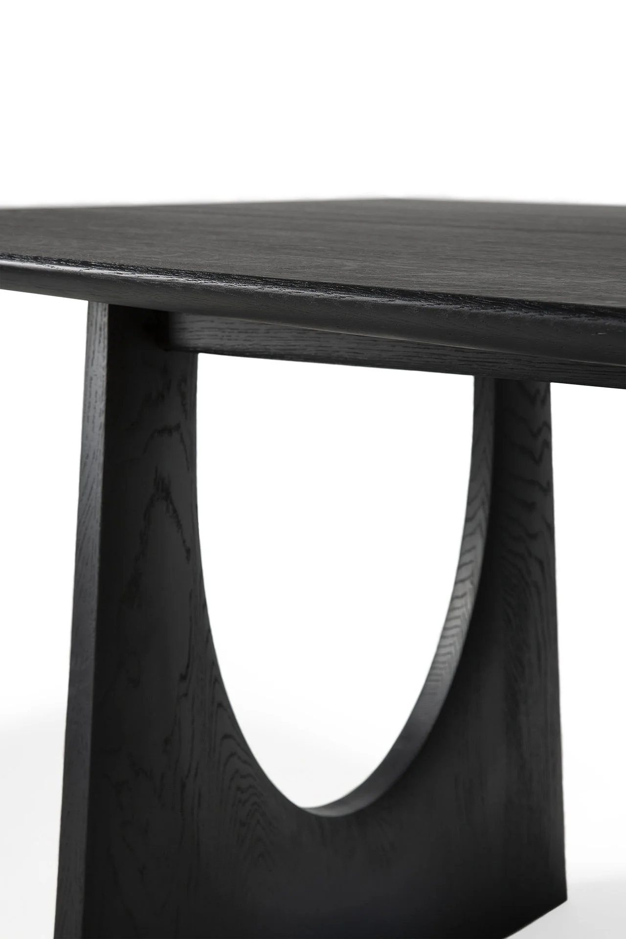 Ethnicraft Oak Geometric Rectangular Dining Table - Image 13
