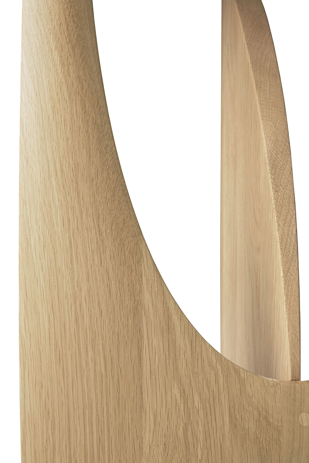 Ethnicraft Oak Geometric Side Table - Image 11